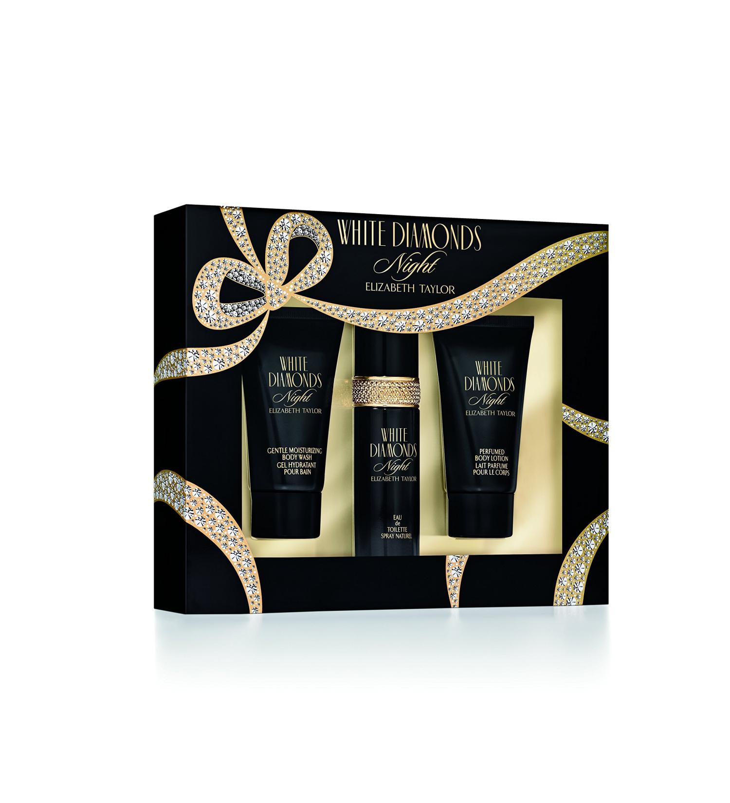 Elizabeth Taylor White Diamonds Night Ladies Gift Set 0.96 Pound