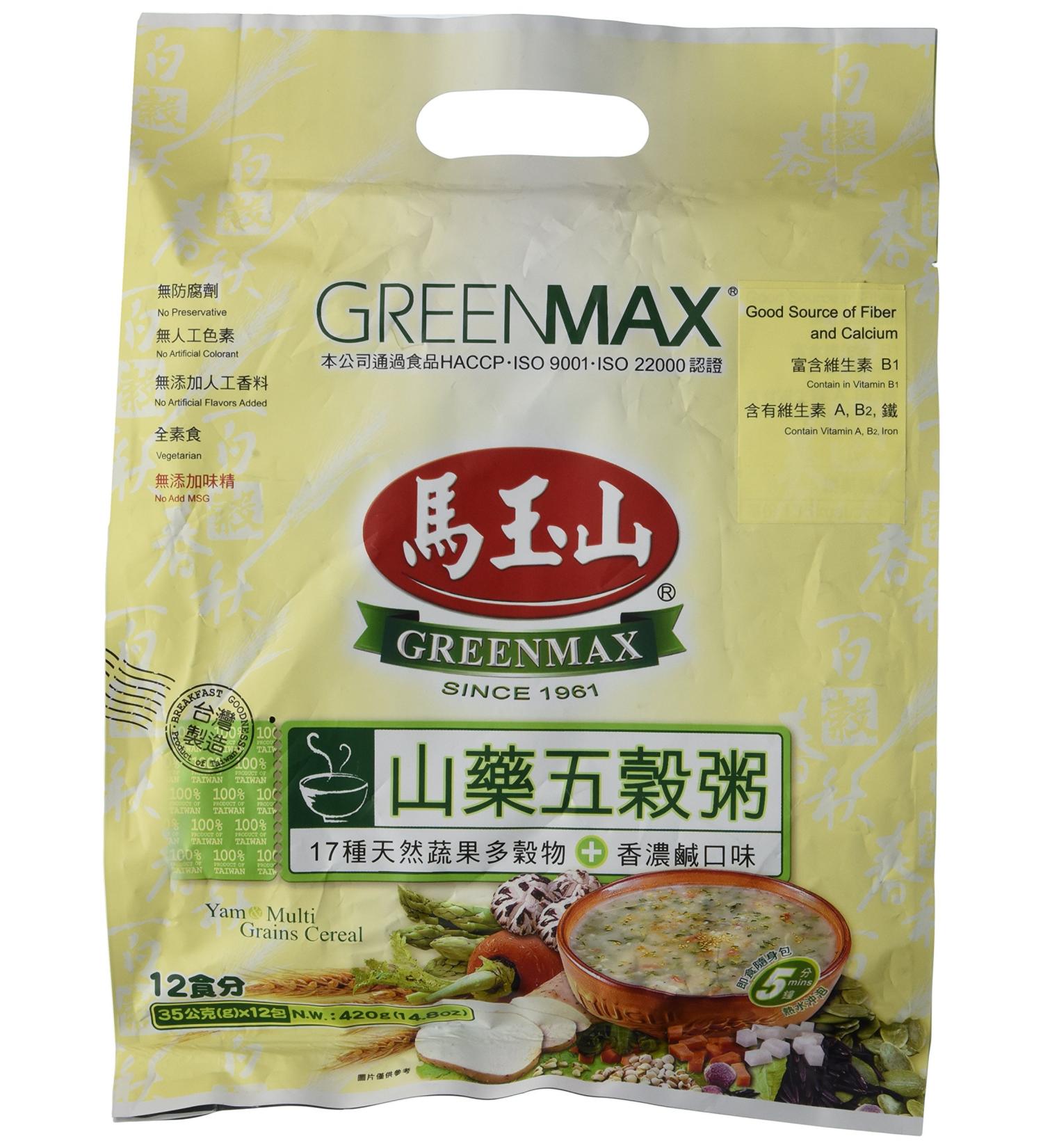 Greenmax Yam & Multi Grains Cereal 14.8oz - Nutritious Breakfast Option (1 Pack) - Buy Online on SooperMarket.com