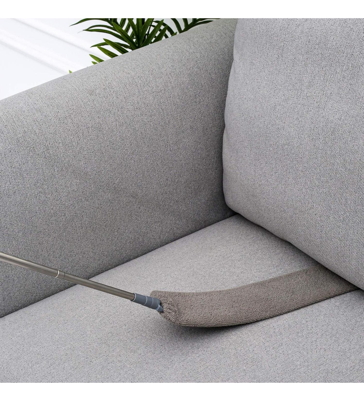 Hica Retractable Gap Dust Cleaner - Microfiber Hand Duster for Home & Kitchen - Removable and Washable - 25 to 60 inches - Gray - Buy Online on SooperMarket.com