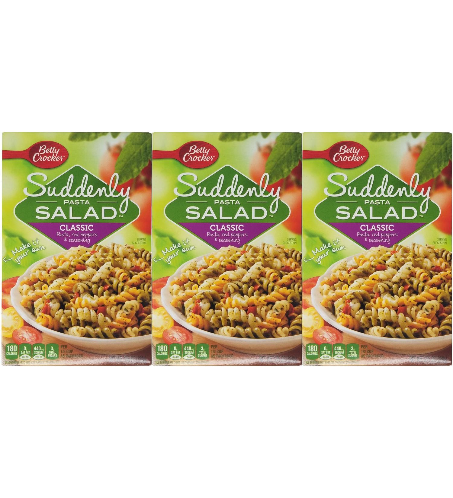 Betty Crocker Suddenly Salad Classic Pasta 7.75 oz 3 pk - Buy Online on SooperMarket.com