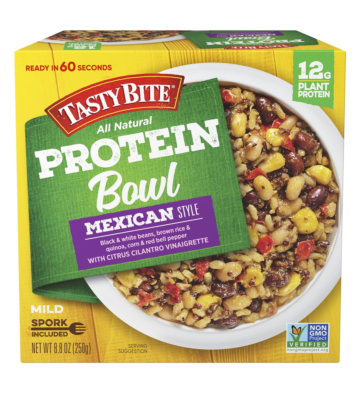 Tasty Bite Mexican Protein Bowl - Vegan, Microwaveable, 12g Plant Protein - 8.8oz (Pack of 6) - Buy Online on SooperMarket.com