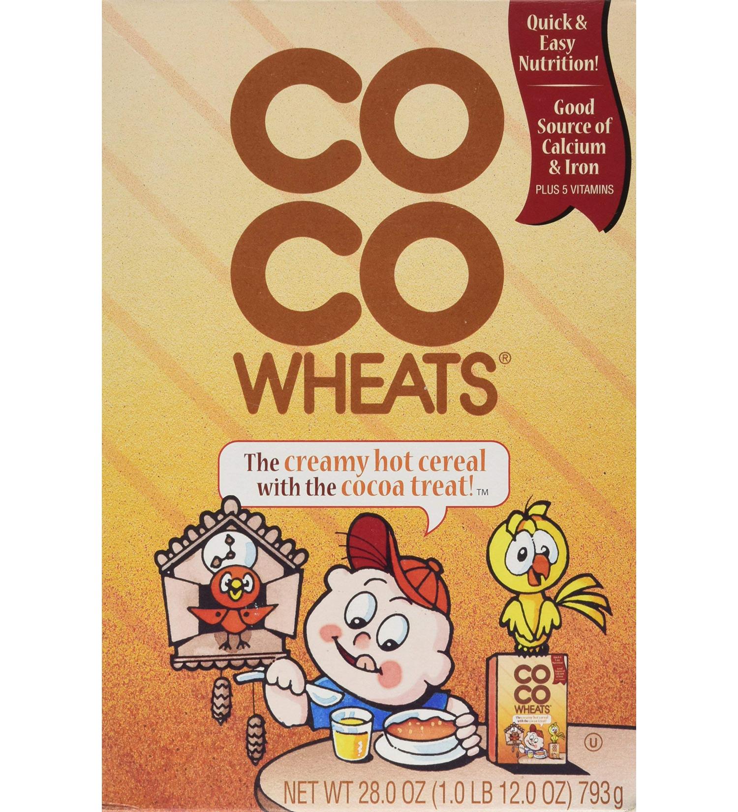 Coco Wheats Hot Cereal Cocoa 28-oz - Delicious Cocoa Flavor - 1.75 Pound Pack - Breakfast Cereal - Buy Online on SooperMarket.com