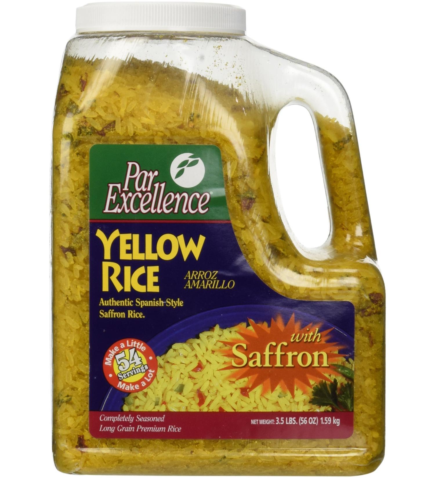 Par Excellence Producers Yellow Rice 3.5 lb. - Premium Quality Spanish Rice - Buy Online on SooperMarket.com