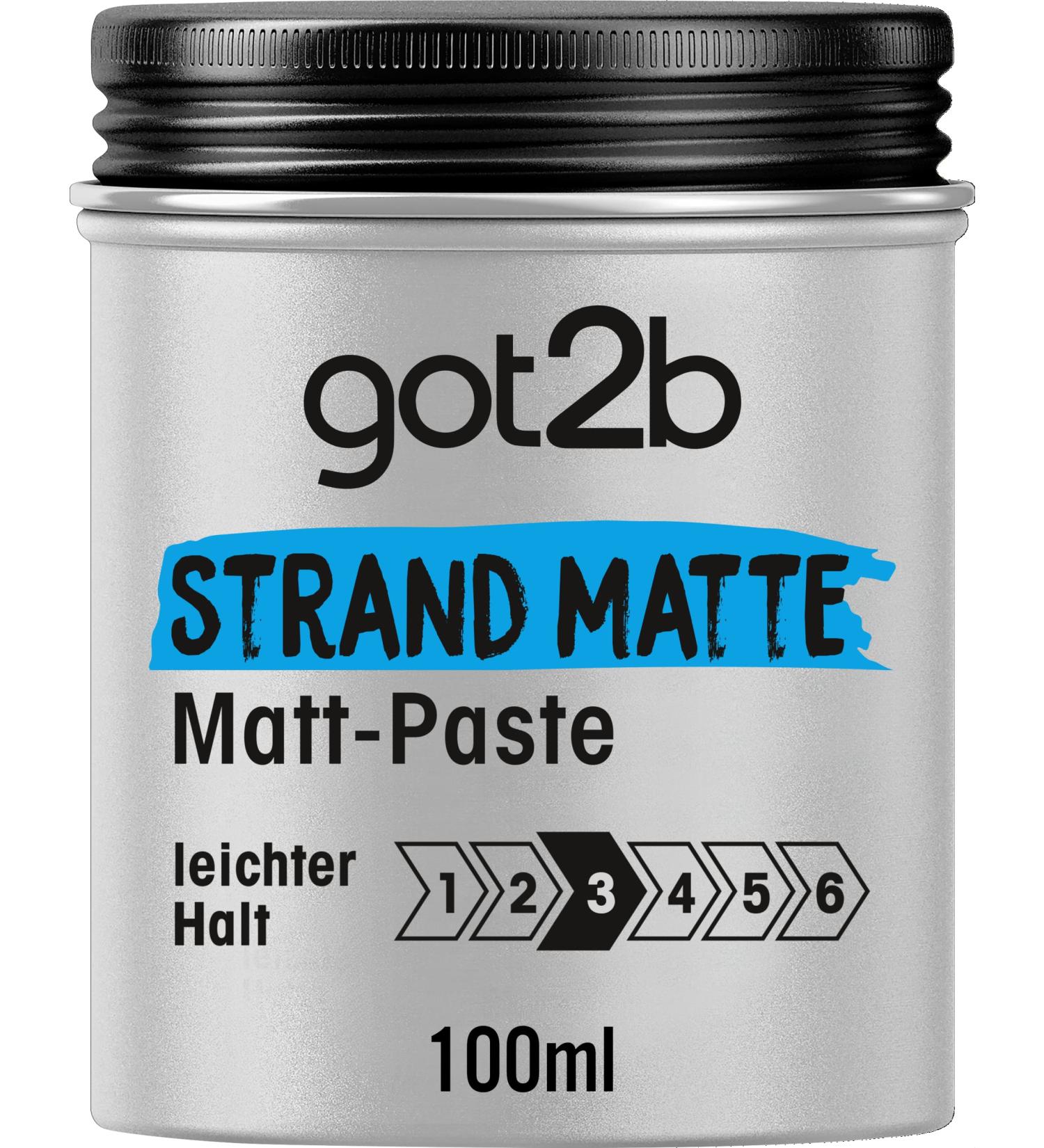 Shop GOT2B Beach Matte Paste 100ml | Ultimate Styling for Textured Surf Looks - Non-Greasy & Easy to Use - Buy Online on SooperMarket.com