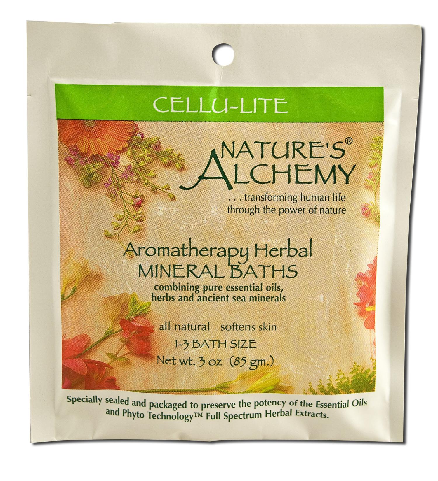 Nature's Alchemy Aromatherapy Herbal Mineral Baths Cellu-Lite 3 Ounce
