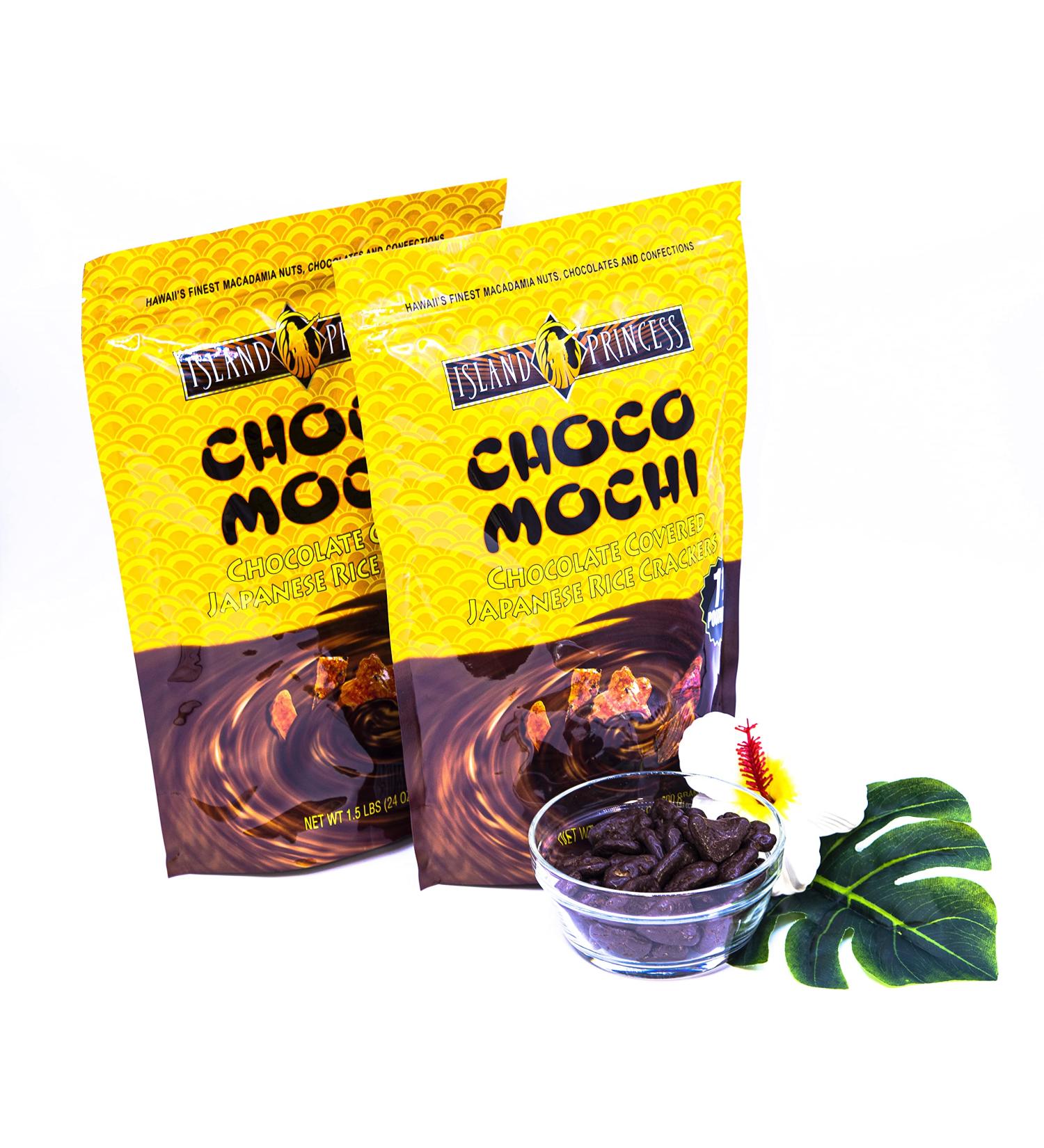 Island Princess Choco Mochi Chocolate Covered Japanese Rice Crackers 3 lbs - Original Version - Buy Online on SooperMarket.com