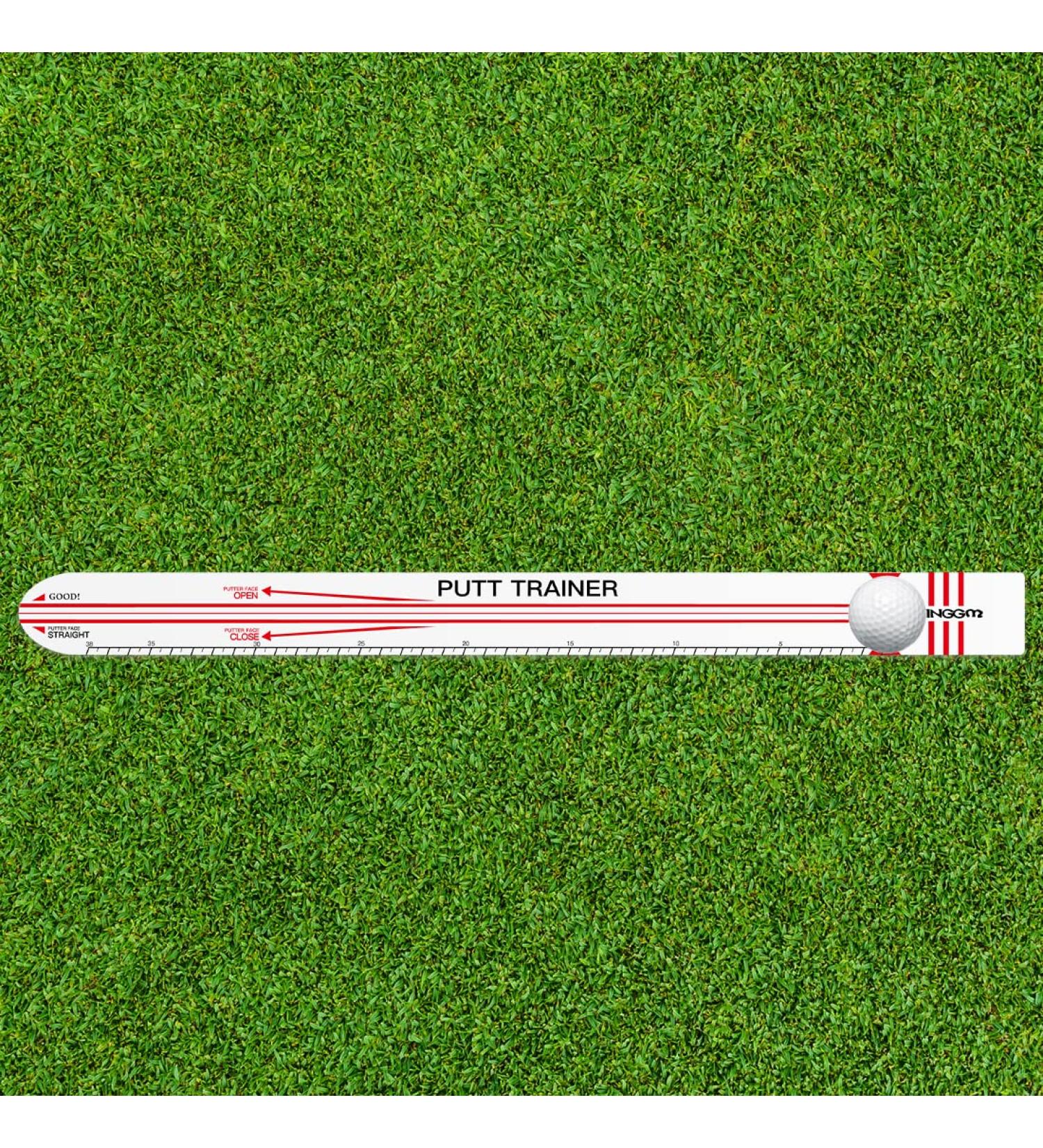 XINGGM Golf Putting Alignment Training Aid for Putting Green | Indoor & Outdoor Golf Putting Trainer Come with Golf Ball & Putting Ring Plastic Putting Alignment Rail - Buy Online on SooperMarket.com