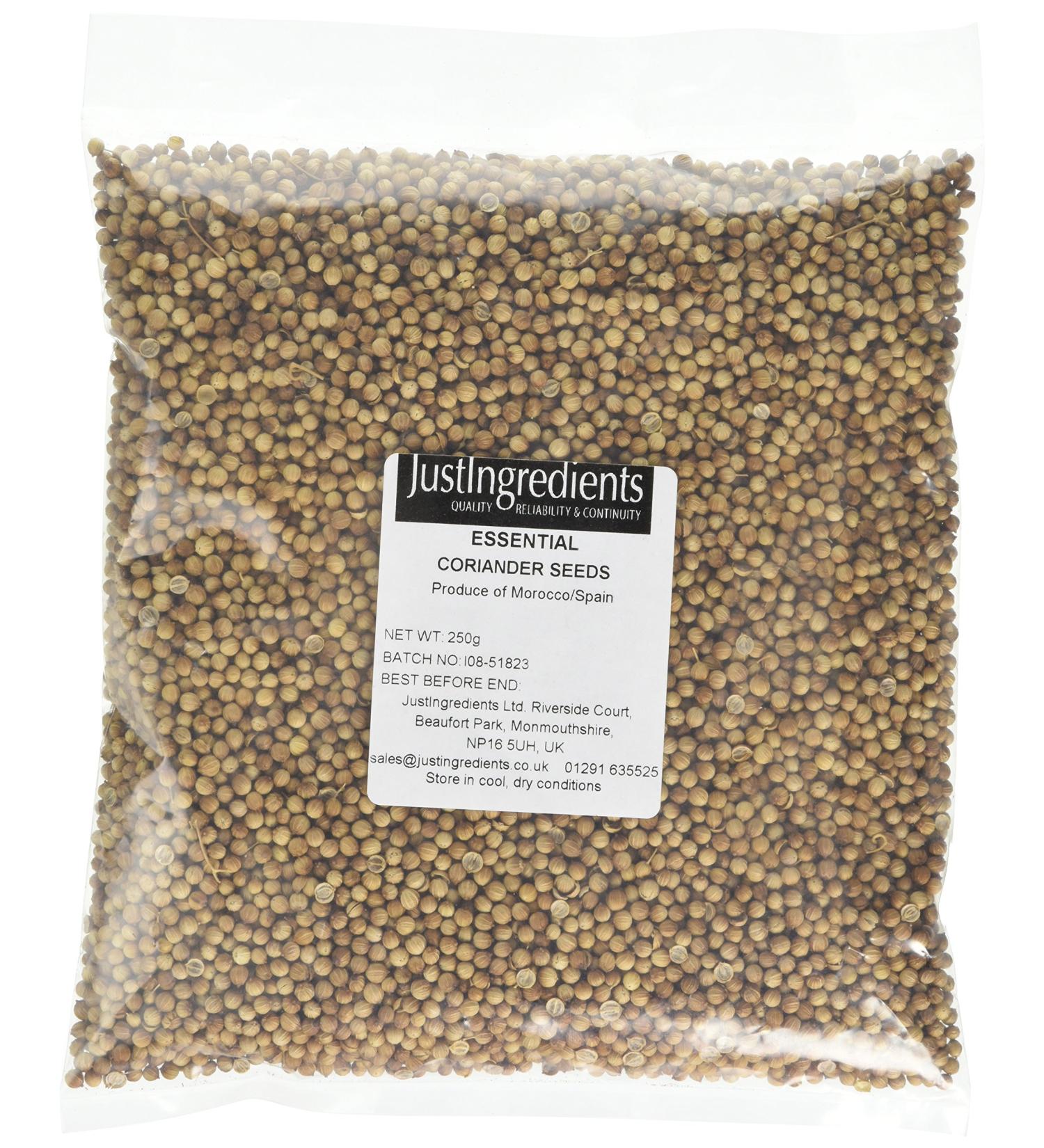 JustIngredients Coriander Seeds 250g - Pack of 1 - Buy Online on SooperMarket.com