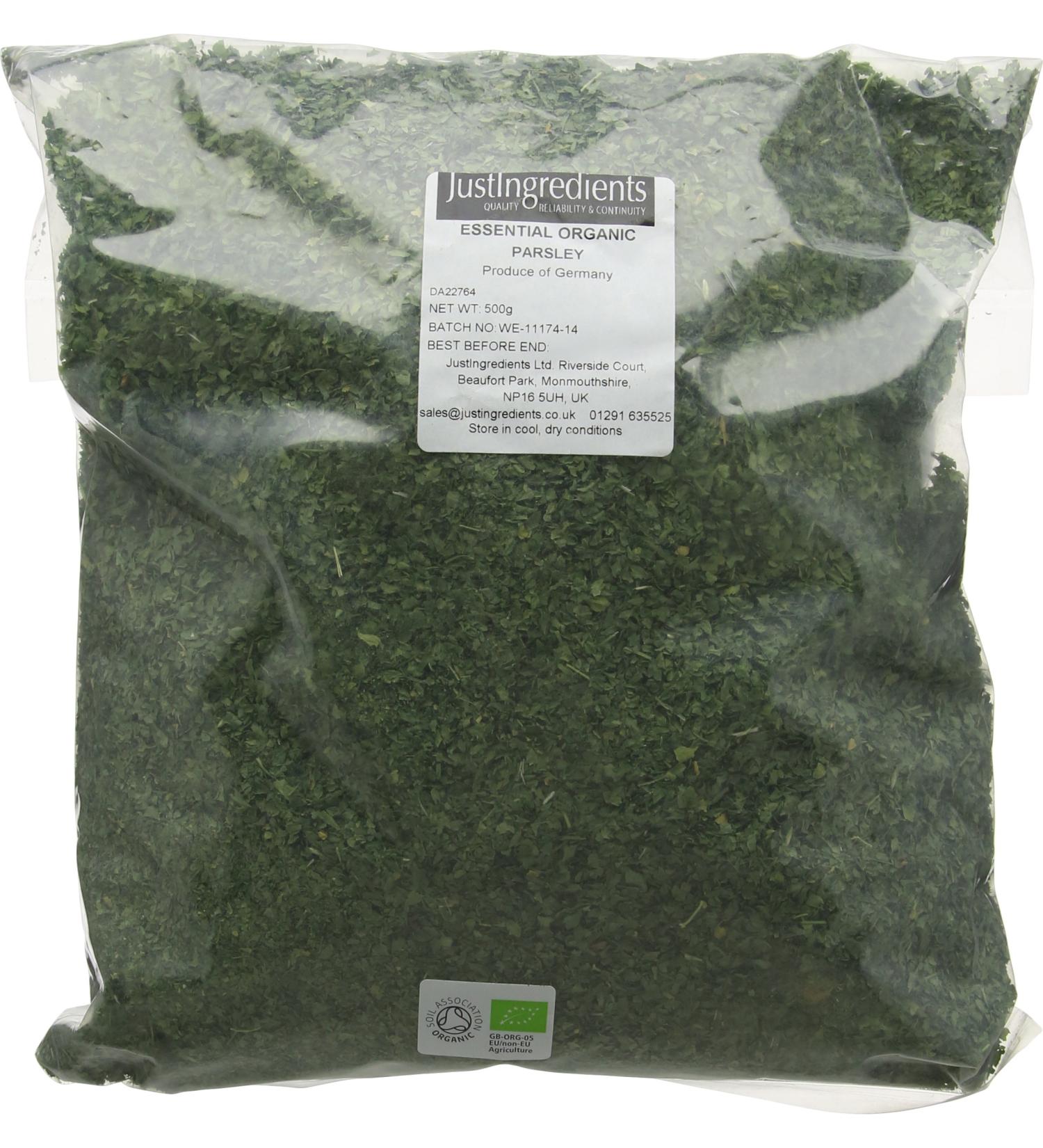 JustIngredients Essentials Organic Parsley 500 g - Buy Online on SooperMarket.com
