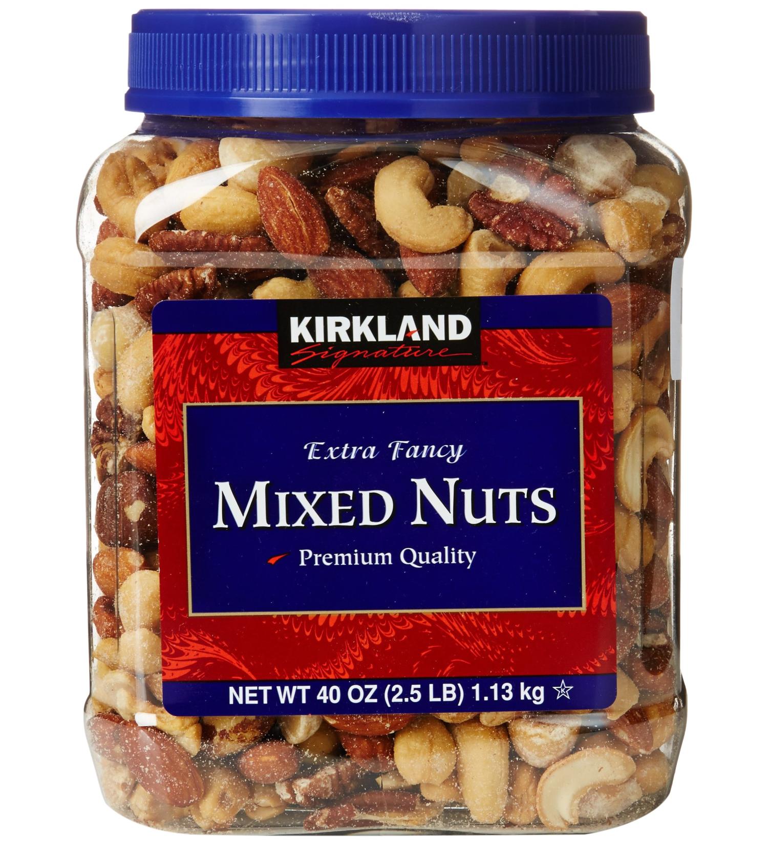 Signature Kirkland Fancy Mixed Nuts 40oz - Premium Quality Assorted Nuts - Buy Online on SooperMarket.com