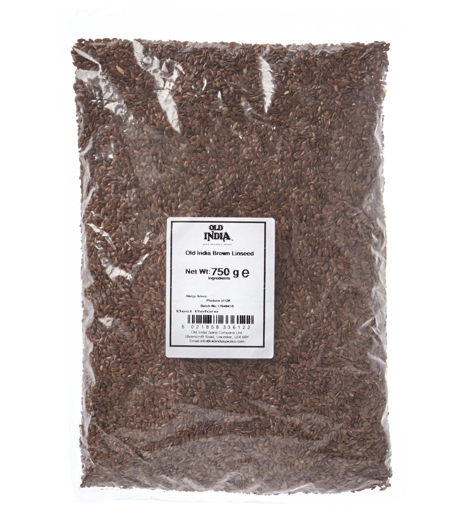 Old India Brown Linseed 750 g 750g