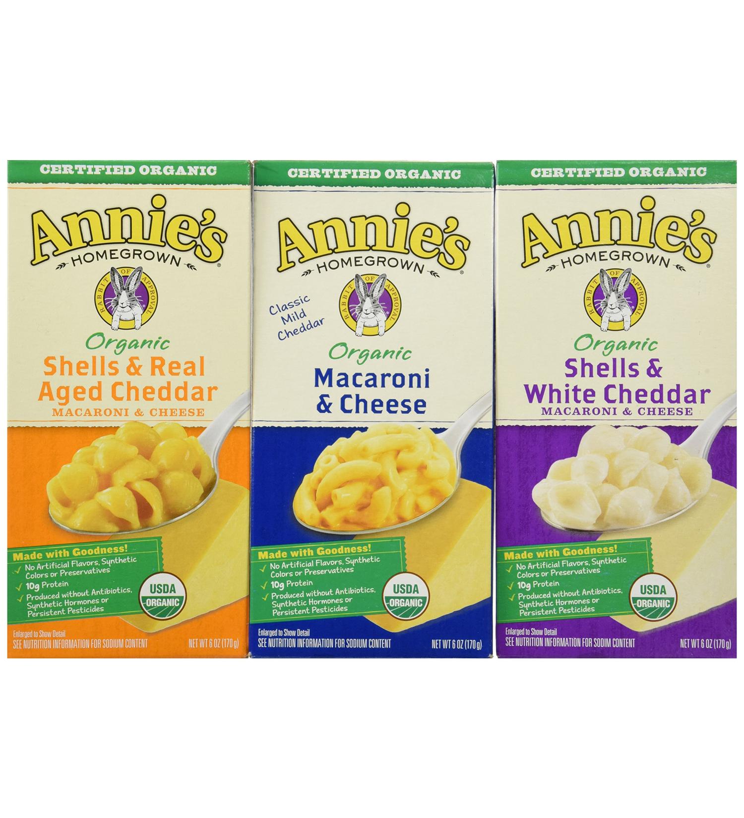 Annie's Homegrown Organic Mac & Cheese - 12 Count | Buy Online Today - Buy Online on SooperMarket.com