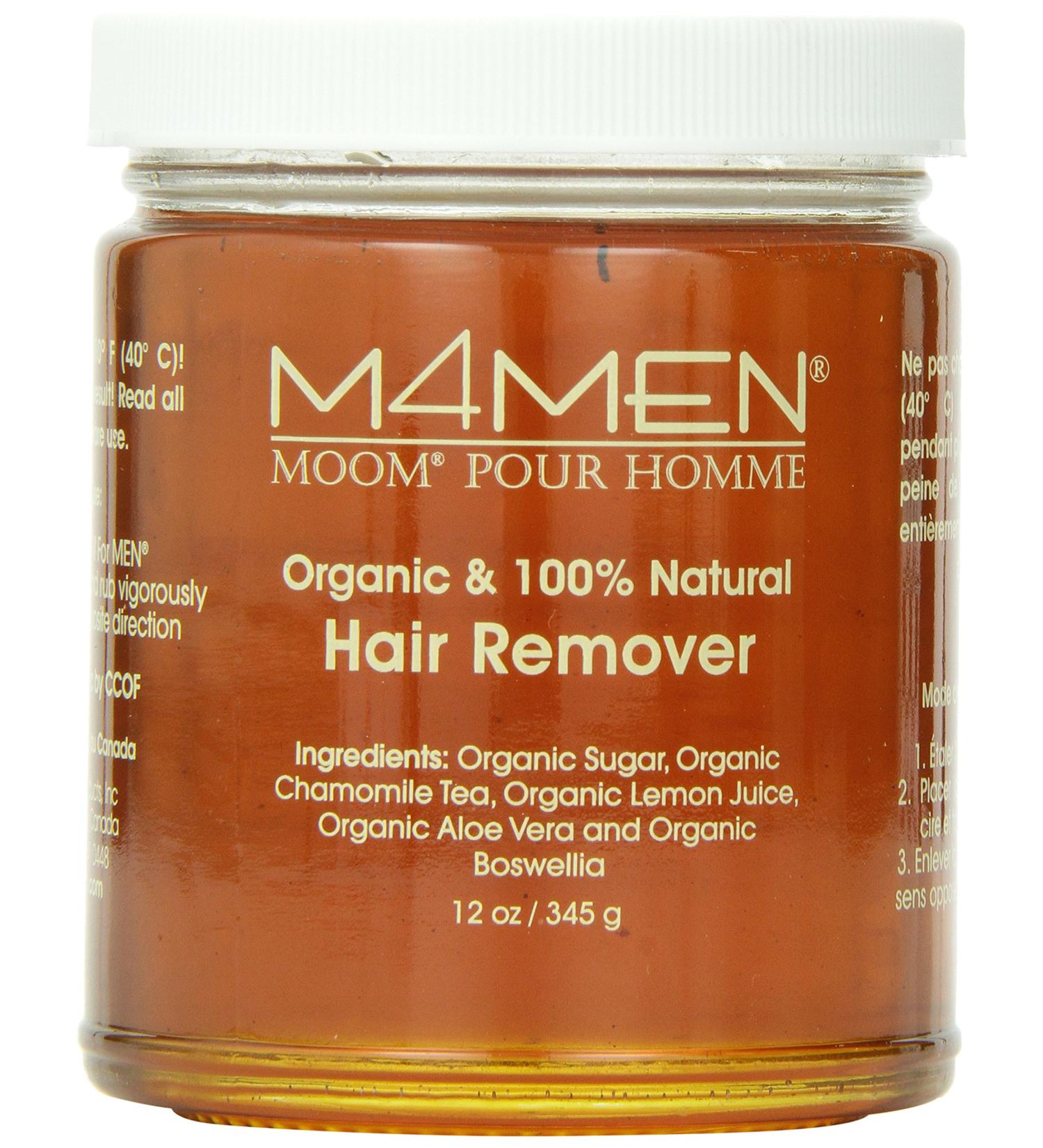Moom M4Men Hair Remover Refill Jar - 12 Oz for Men | Smooth Skin Solution - Buy Online on SooperMarket.com