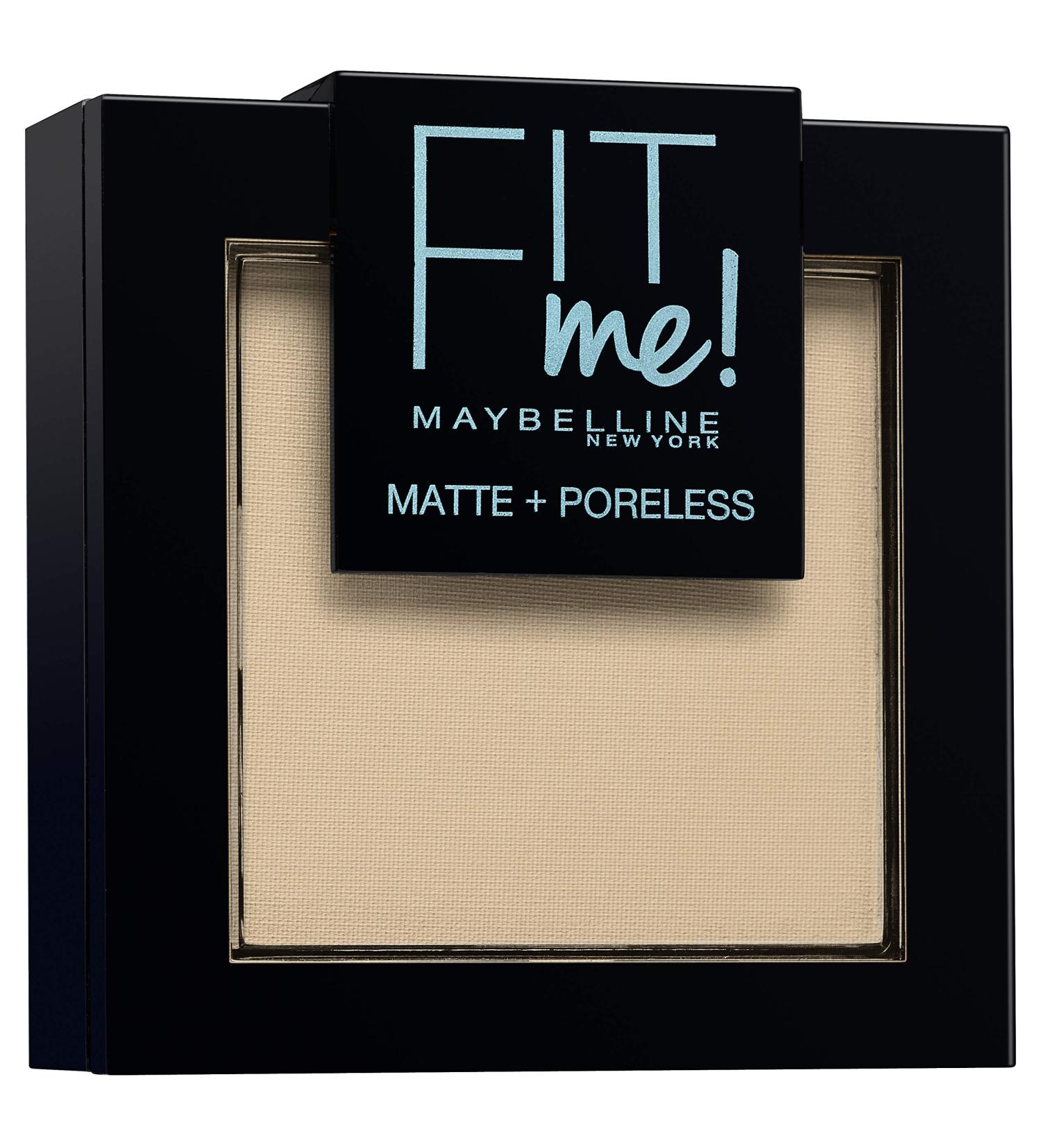 Buy Maybelline Fit Me Matte & Poreless Powder 105 Ivory - 9g | Best Powder for Normal to Oily Skin - International Shipping Available - Buy Online on SooperMarket.com