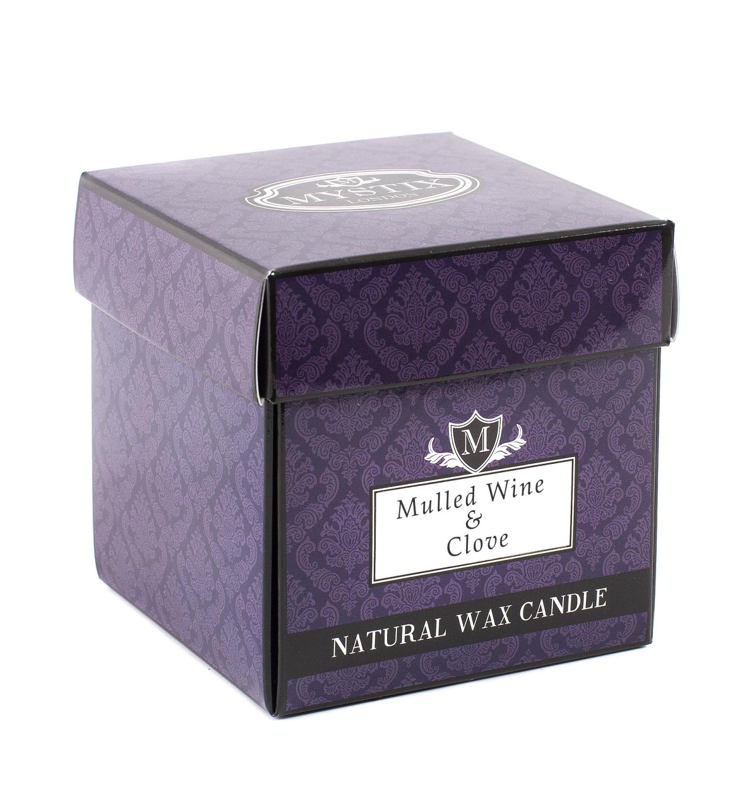 London Mulled Wine & Clove Scented Candle - Large 29cl | Best Aroma for Home Kitchen Living Room & Bathroom | Perfect Gift | Reusable Glass Jar - Buy Online on SooperMarket.com