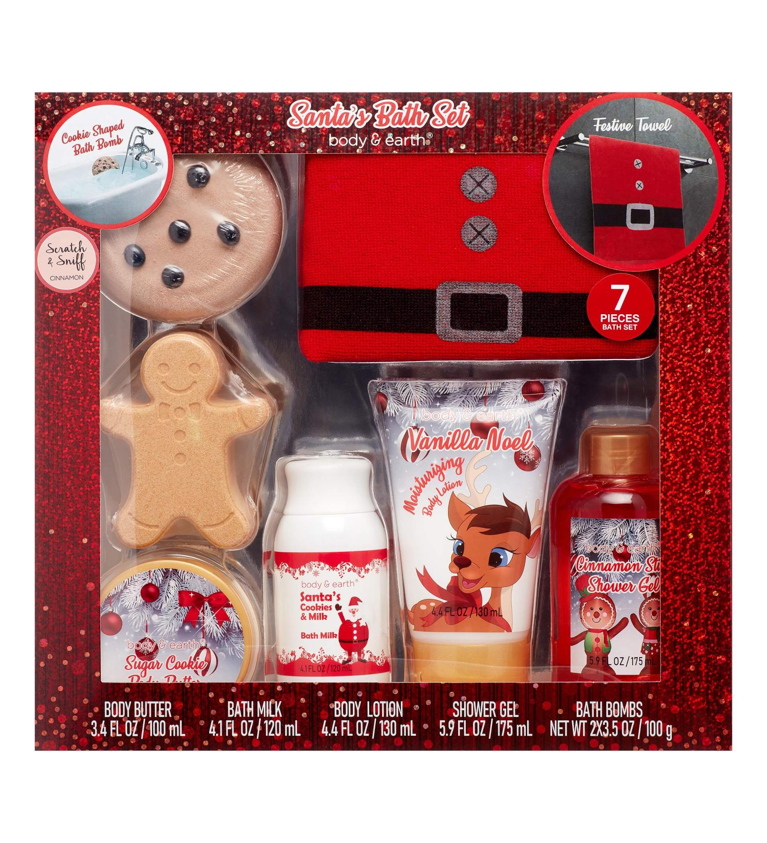 Santa's Bath Set: Festive Holiday Bath Essentials for a Relaxing Soak - Buy Online on SooperMarket.com