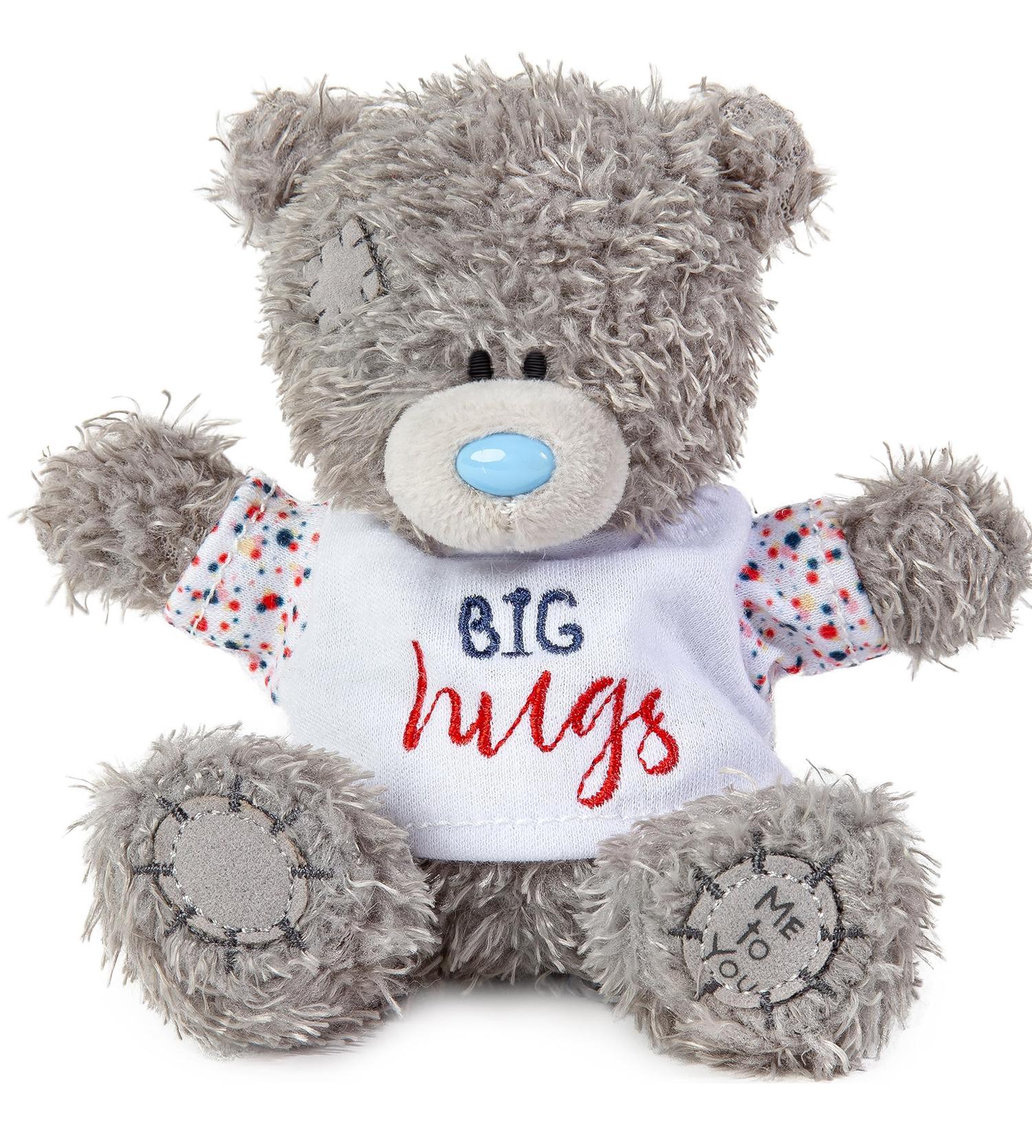 Me to You Tatty Teddy 10cm Bear in Big Hugs - White Grey - Official Collection - Buy Online on SooperMarket.com