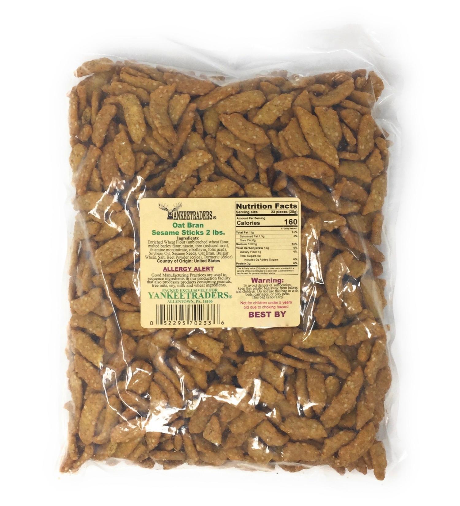 Yankee Traders Oat Bran Sesame Snack Sticks - 32 Oz. Bag - Buy Online on SooperMarket.com