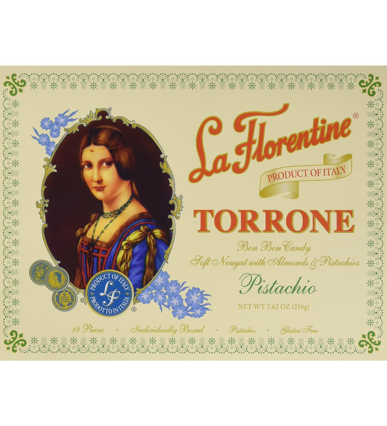 La Florentine Pistachio Torrone - 7.62 oz - Buy Online on SooperMarket.com