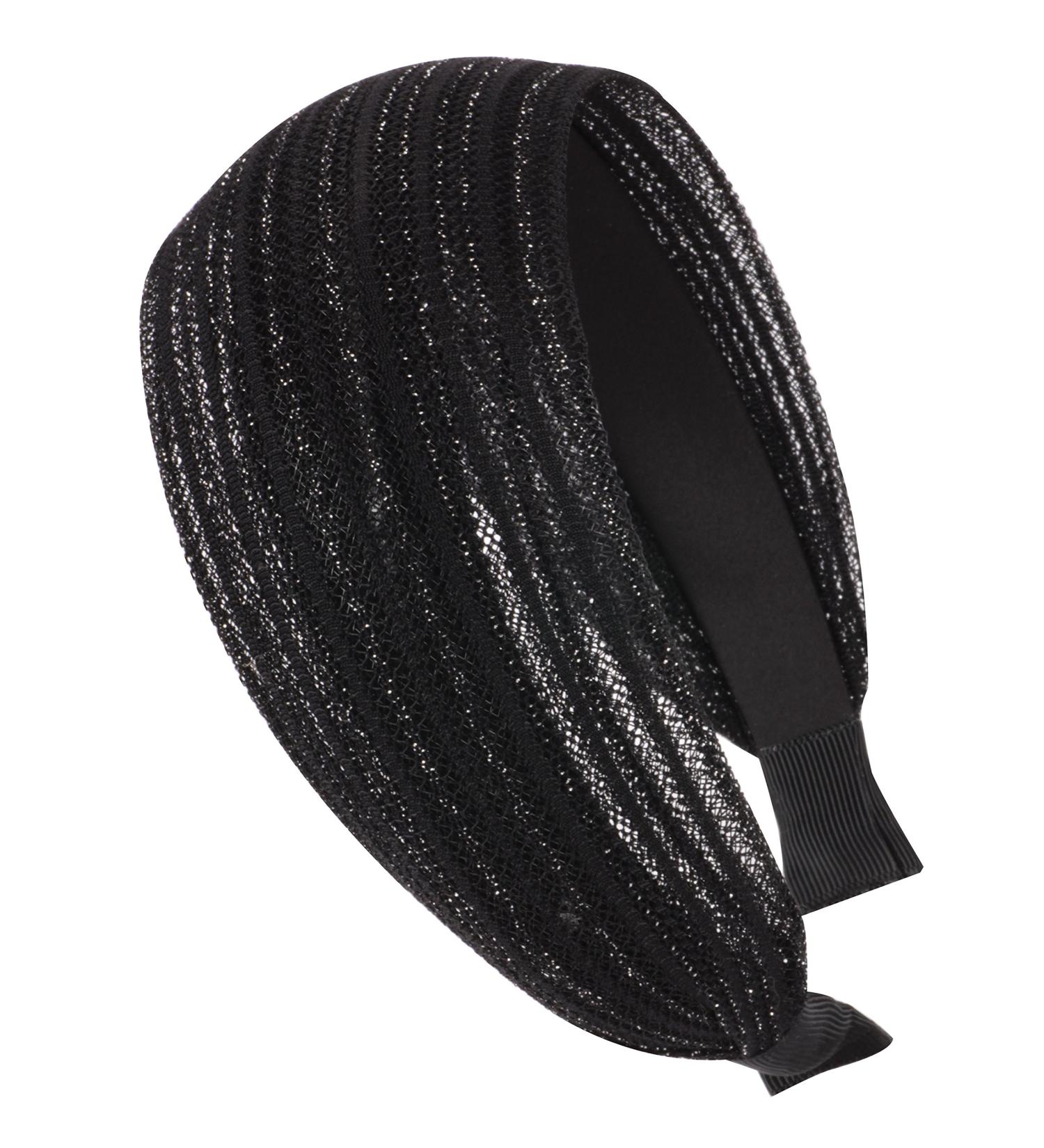 axy HR16a headband SERIE 16a Hair band with glitter threads - Beautiful Black