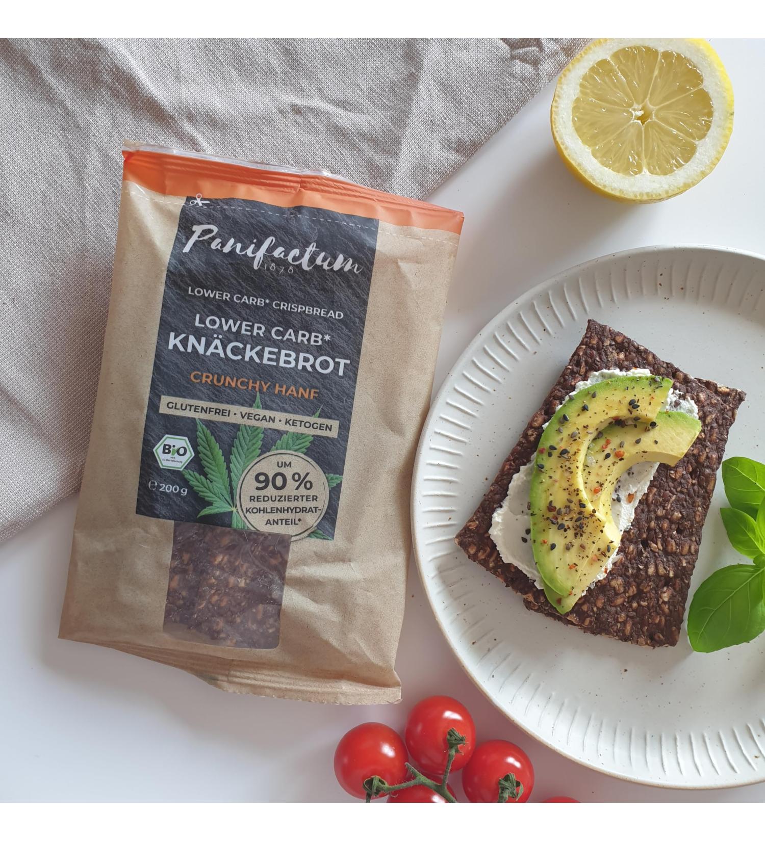 Low Carb Crunchy Hemp Crackers | Organic & Healthy Snacks | Ship Worldwide - Buy Online on SooperMarket.com