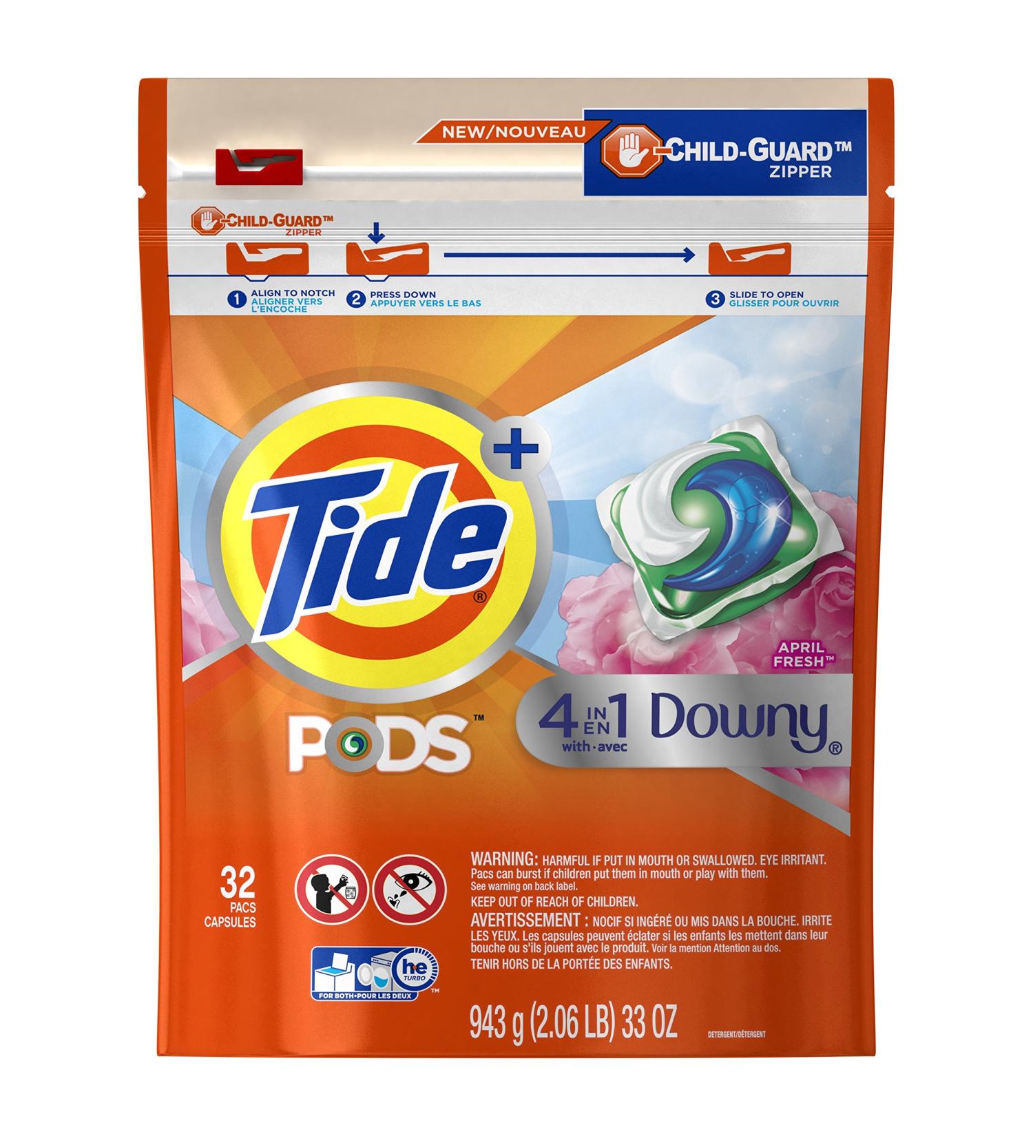 Tide Pods Plus Downy Laundry Tide Pods Wdowny 32 Ounce
