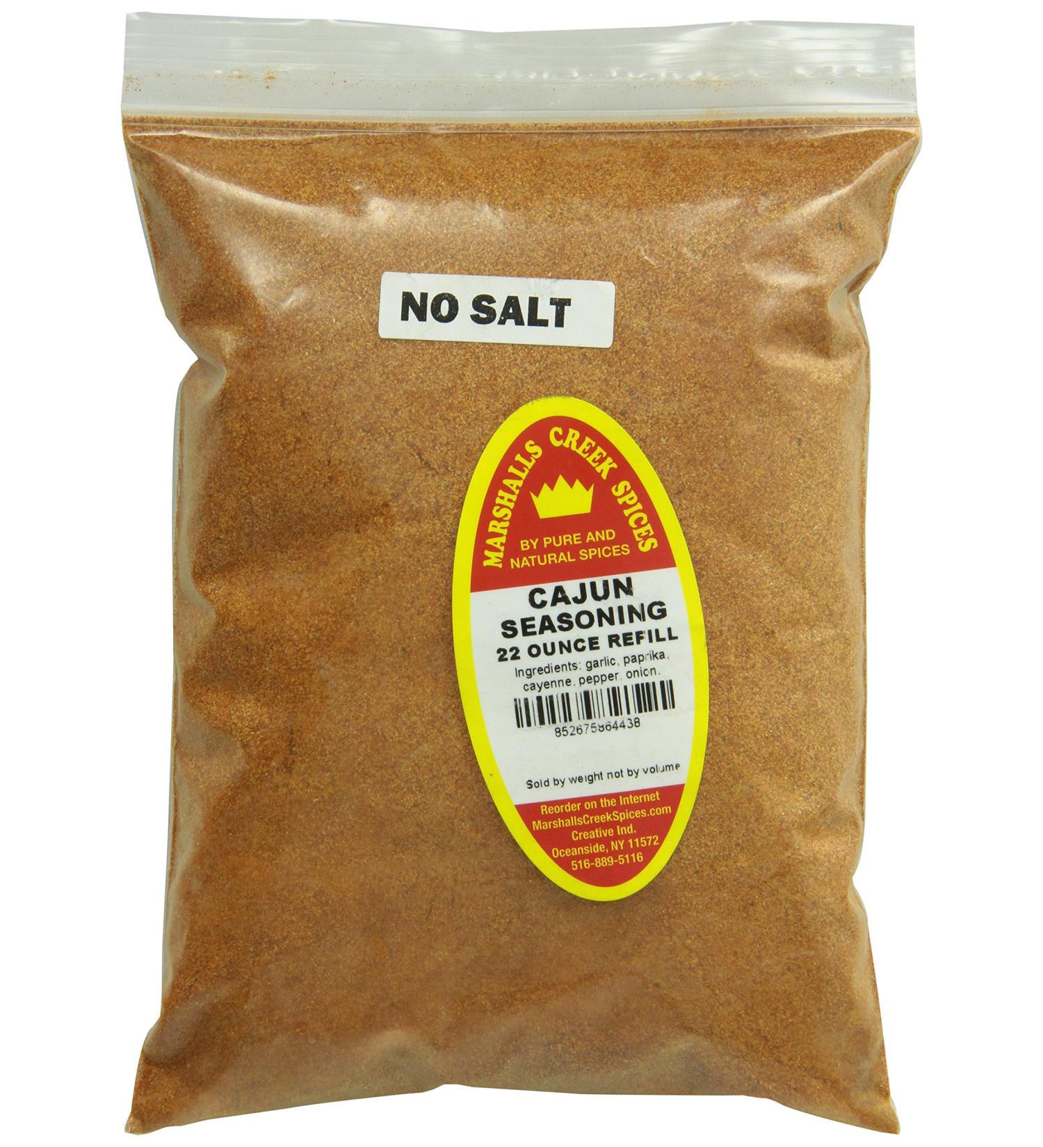 Marshalls Creek Spices Refill Pouch No Salt Cajun Seasoning XL 22 Ounce - Buy Online on SooperMarket.com