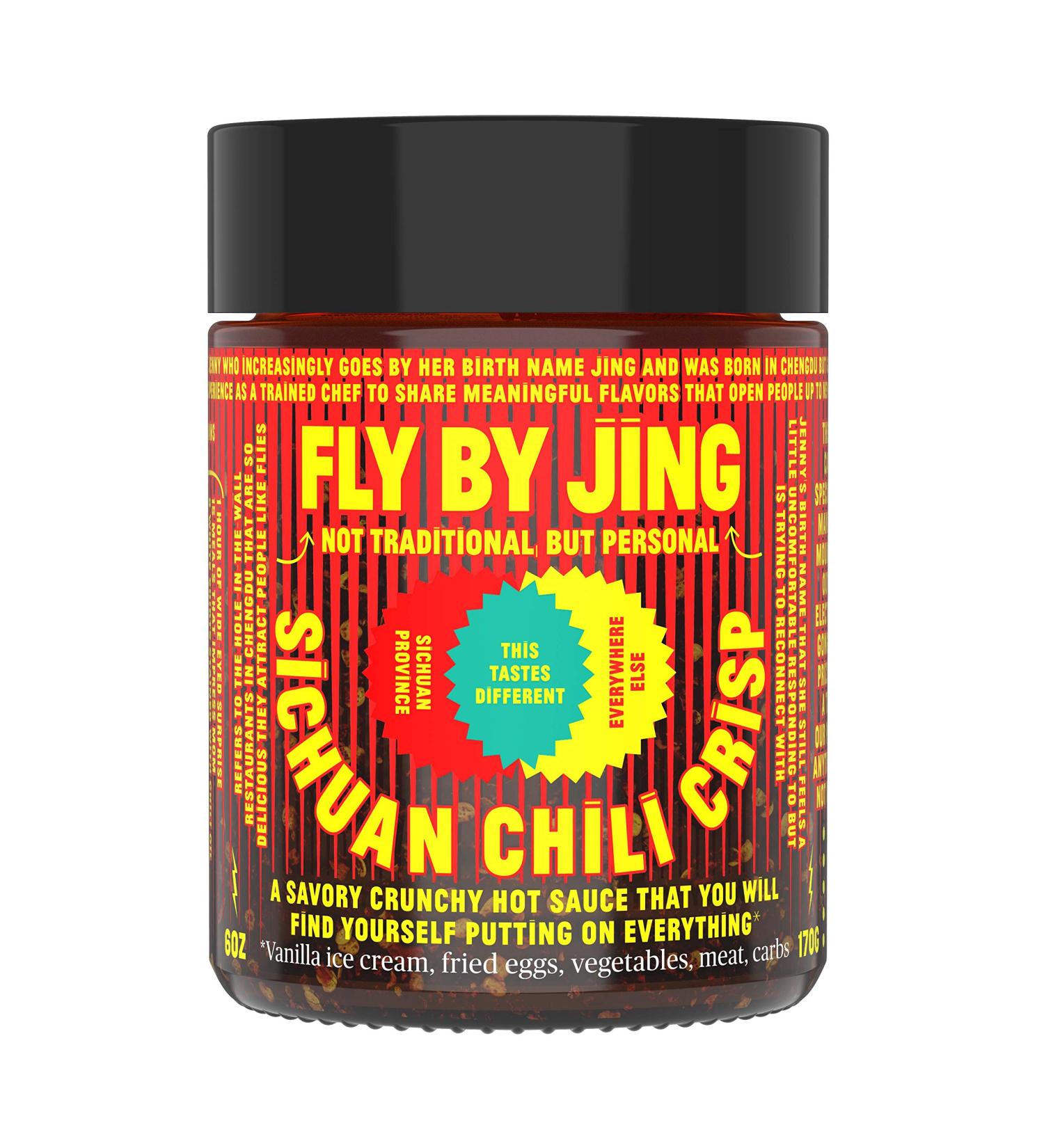 FLYBYJING Sichuan Chili Crisp 6oz: Gourmet Spicy Tingly Hot Sauce with Sichuan Pepper - Vegan, Gluten-Free, All-Natural & Versatile - Buy Online on SooperMarket.com