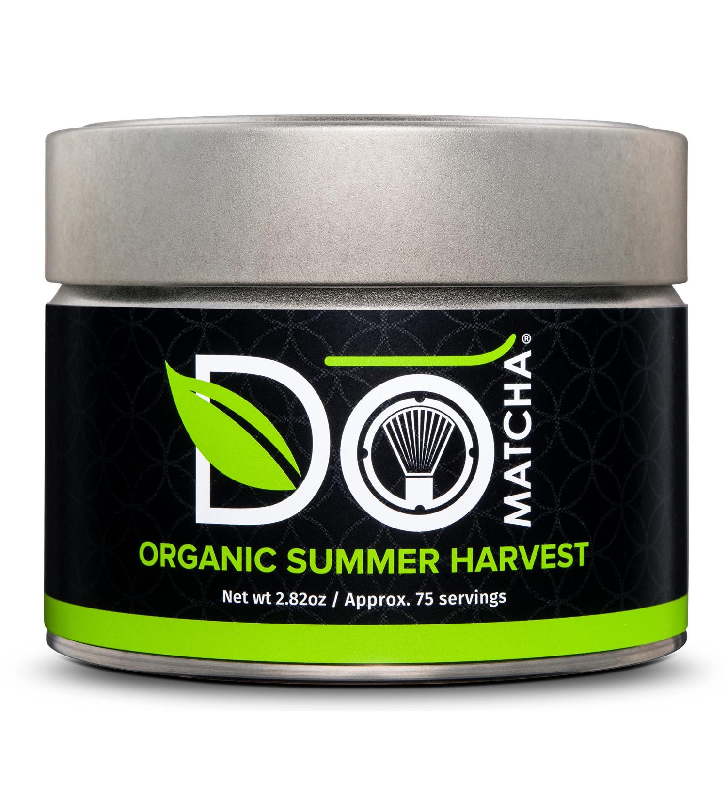 Organic Summer Harvest Matcha Powder - 2.82 oz | Authentic Japanese Green Tea - Latte Grade | DoMatcha - Buy Online on SooperMarket.com