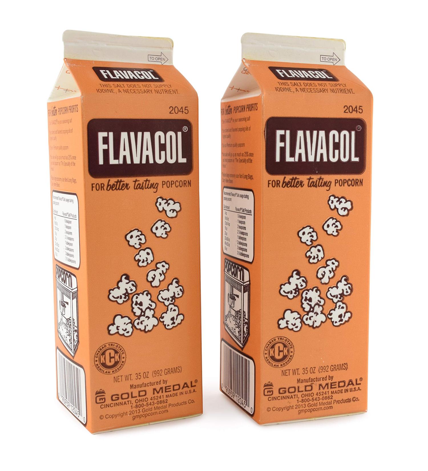 Gold Medal Products 2045 Flavacol Seasoning Popcorn Salt 35 oz (Pack of 2) - 70 oz Total - Buy Online on SooperMarket.com
