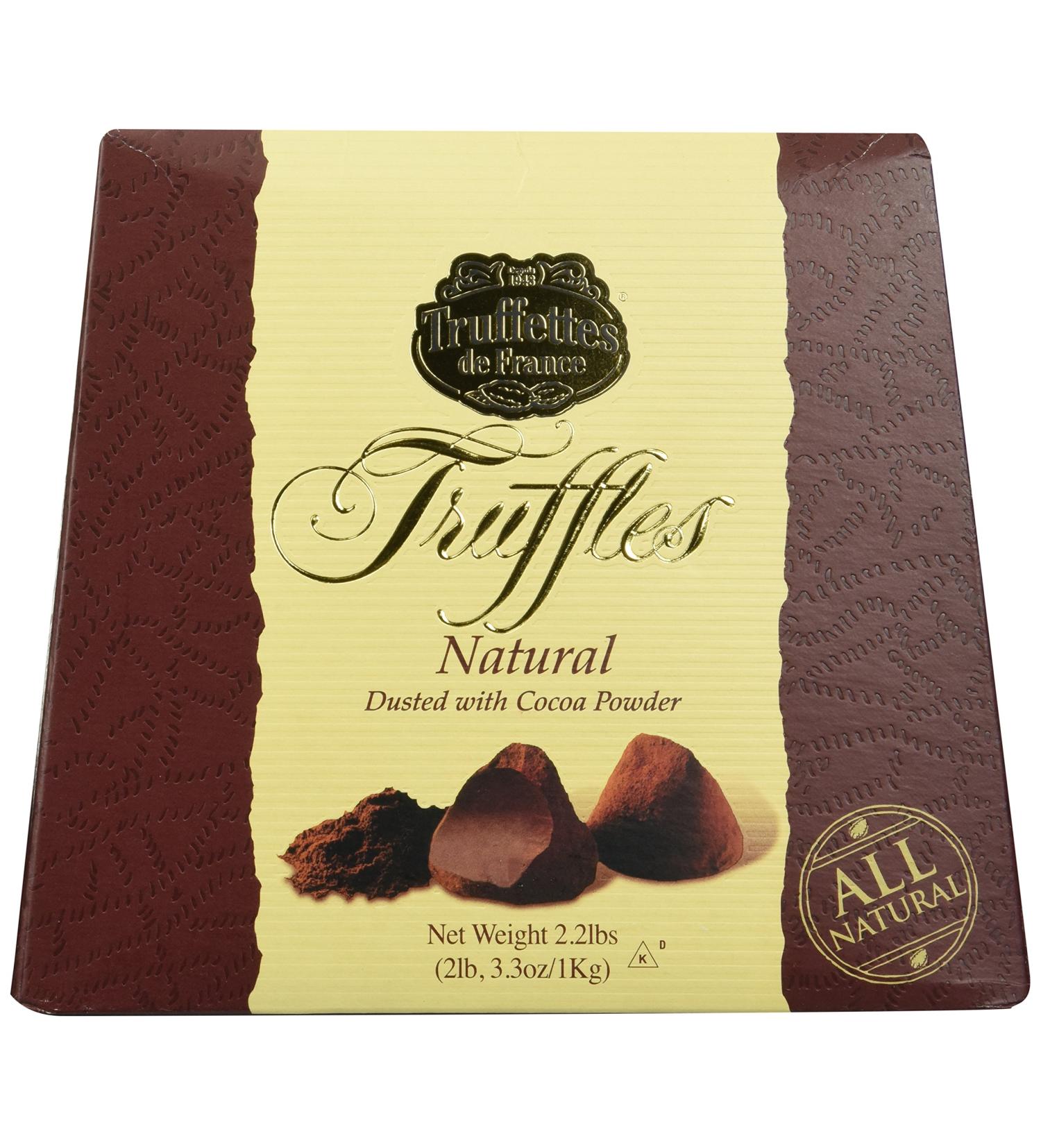 Chocmod Truffettes de France 2.2lbs - All Natural Truffles in Elegant Gift Box - Buy Online on SooperMarket.com