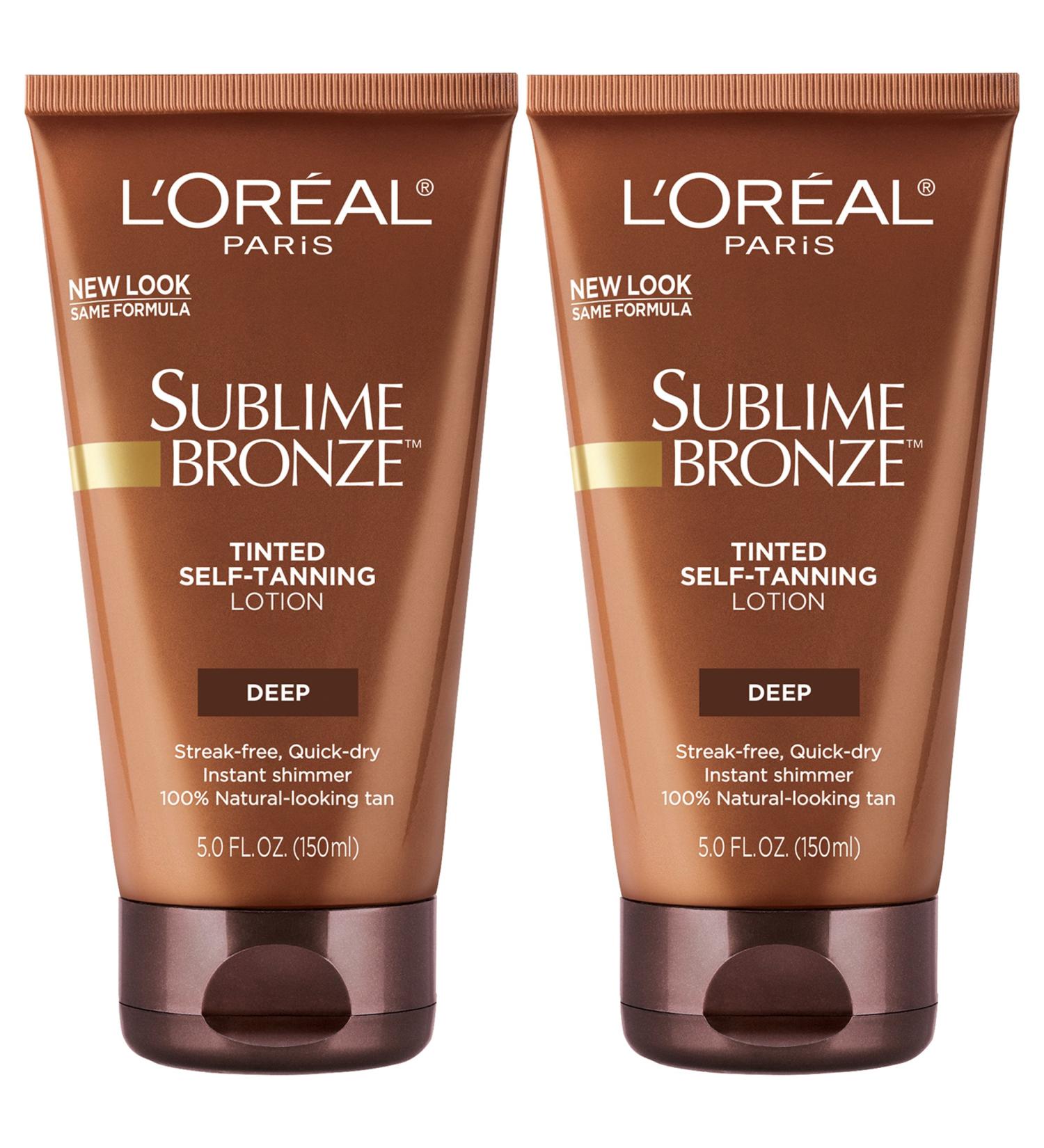 L'Oreal Paris Sublime Bronze Tinted Self-Tanning Lotion - Sunless Tan (2 Pack) - Buy Online on SooperMarket.com