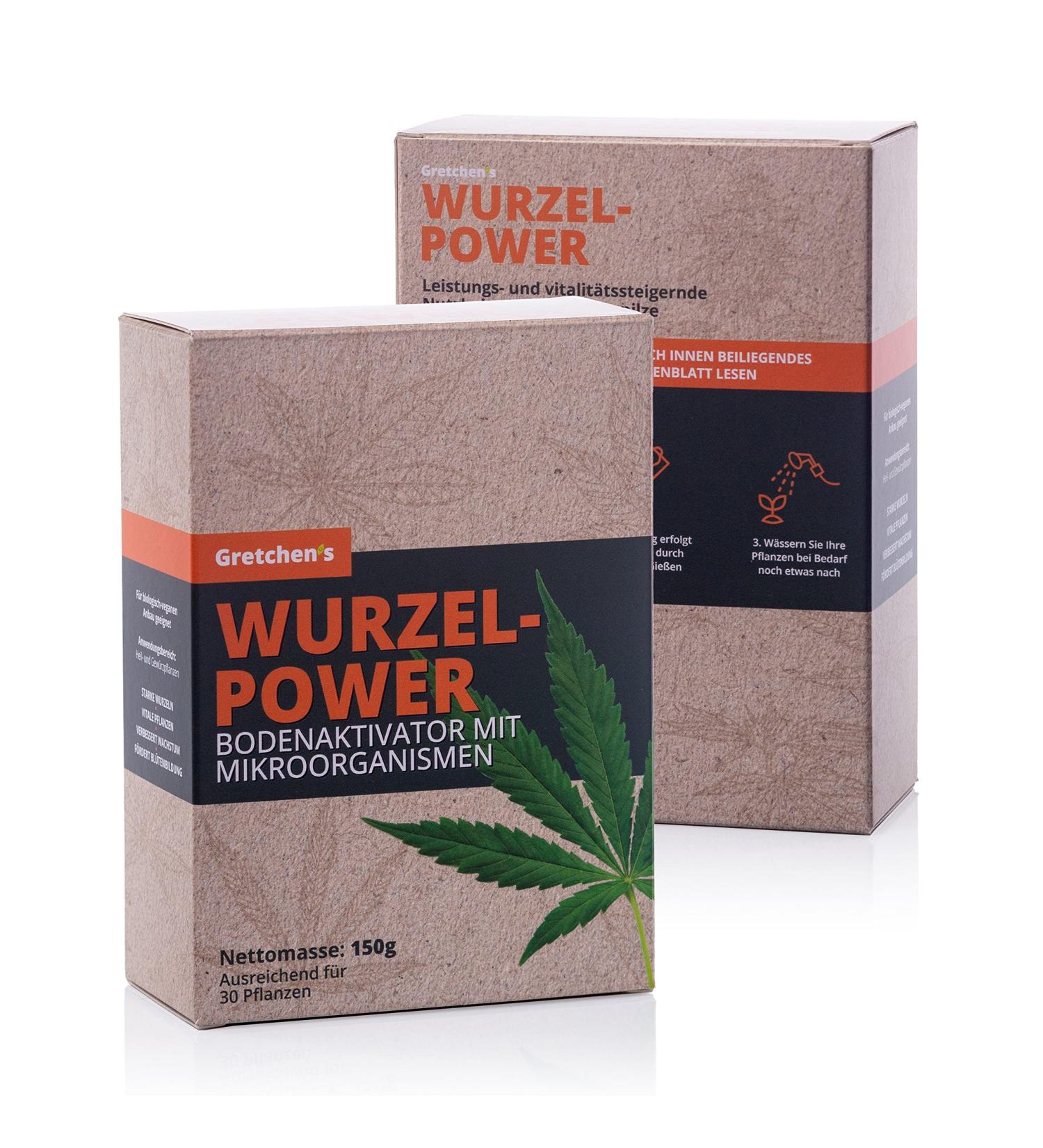 Gretchen Root Power Organic Microorganisms 150g - Vegan Plant Fertilizer & Floor Activator for Healing Herbs & Spices - Maximum Plant Vitality - Buy Online on SooperMarket.com