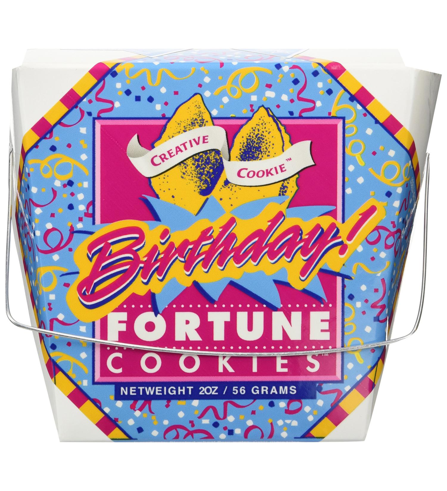 Happy Birthday Fortune Cookies - Unique Gourmet Gift | Kosher Certified - Buy Online on SooperMarket.com