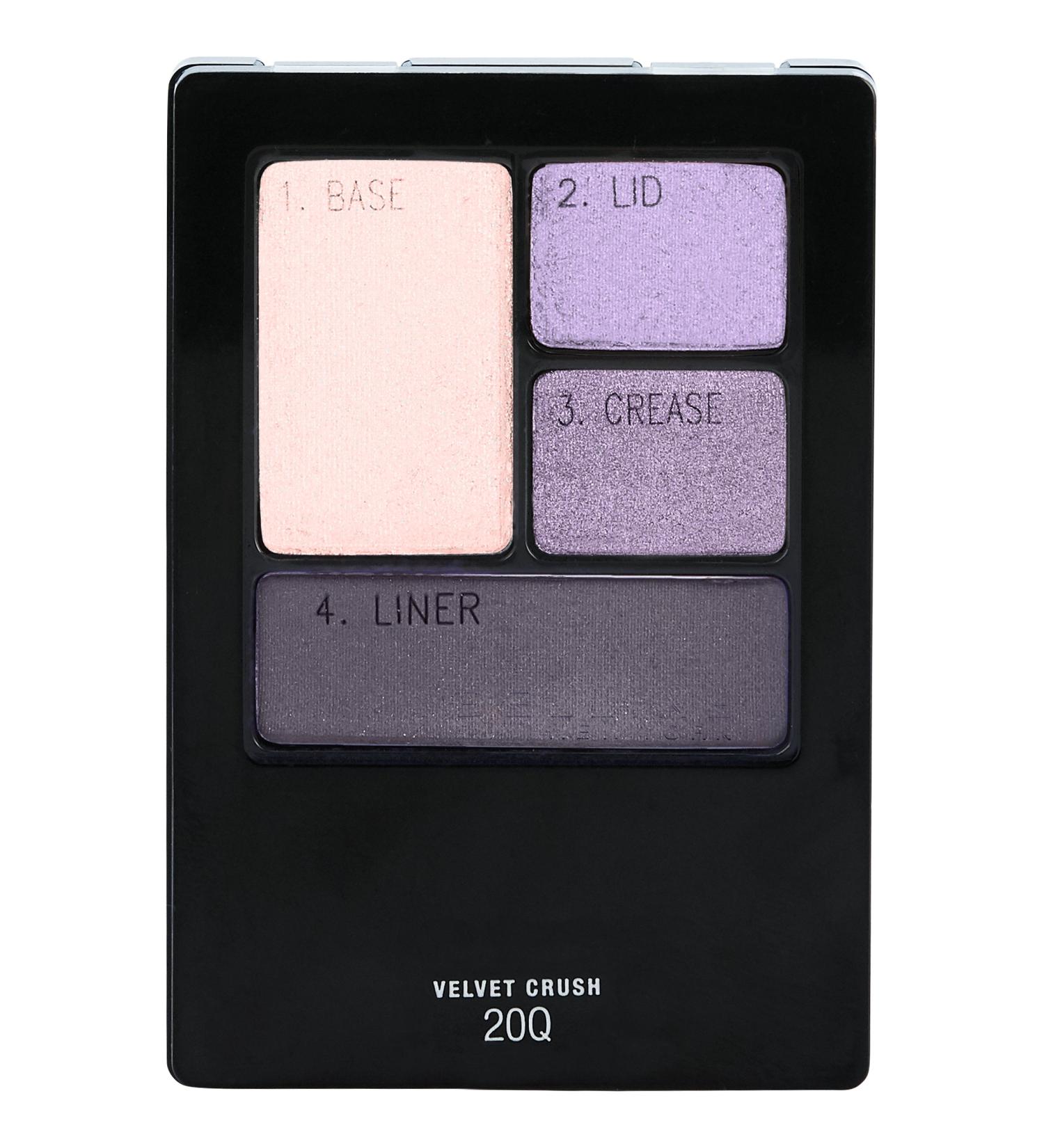 Maybelline Expert Wear Eyeshadow Quads - Velvet Crush 0.17 oz | Long-lasting Eye Makeup Palette - Buy Online on SooperMarket.com