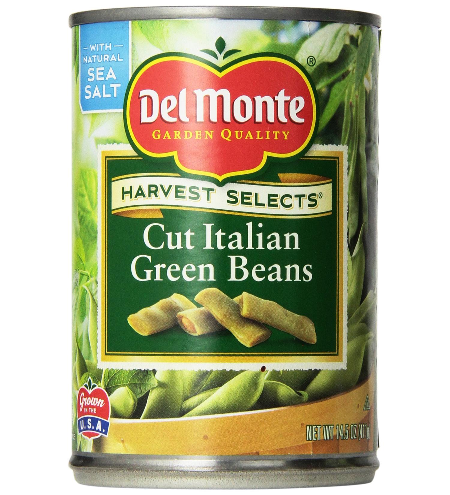 Del Monte Cut Italian Green Beans 14.5oz Can (Pack of 6) - 87oz Total - Buy Online on SooperMarket.com