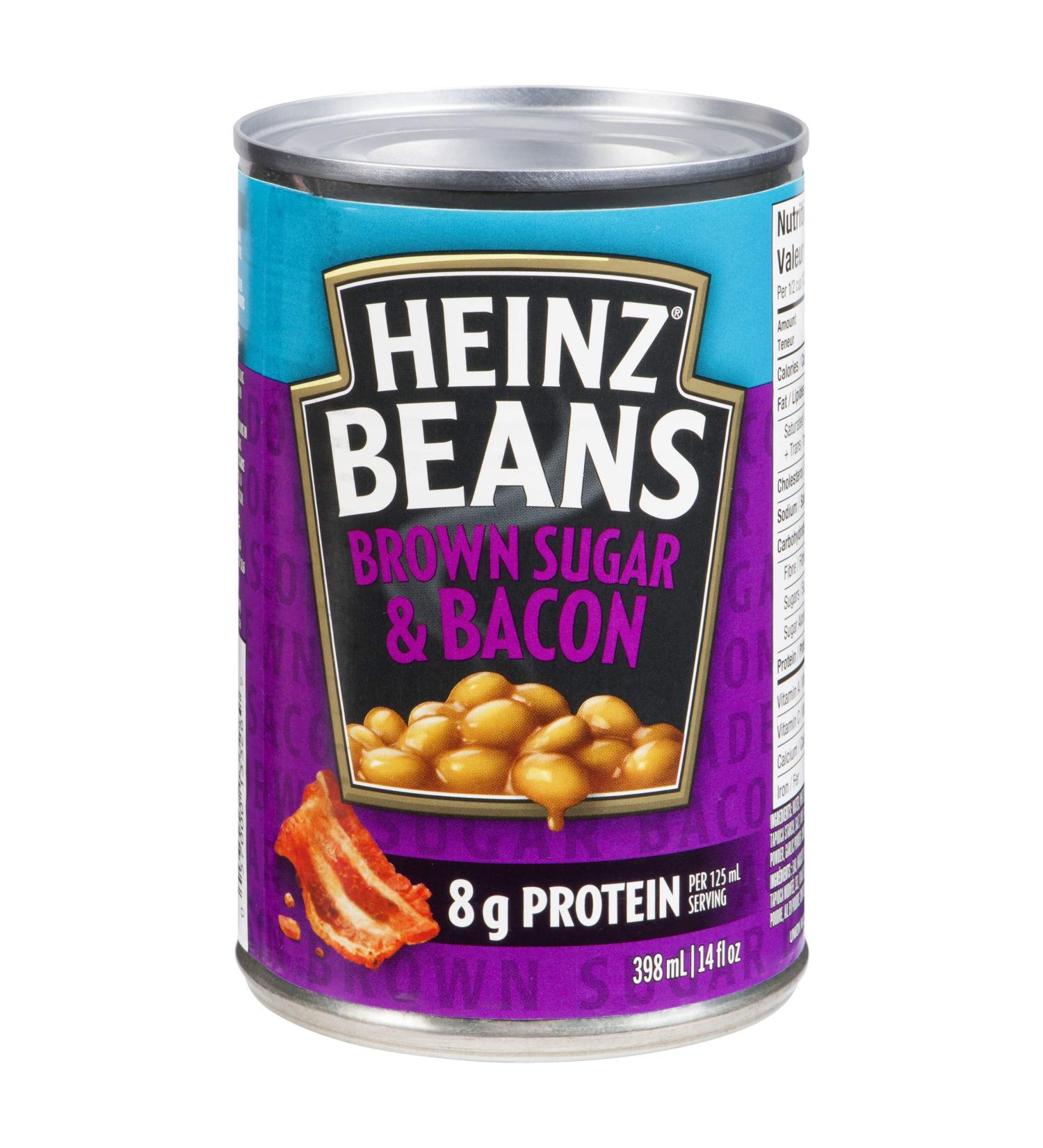 Heinz Original Beans with Brown Sugar and Bacon 398ml (Pack of 24)