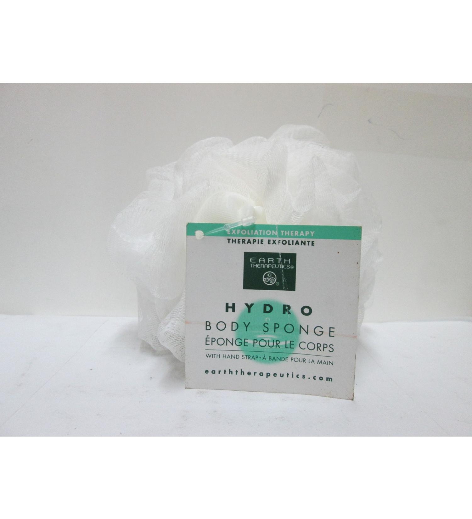 EARTH THERAPEUTICS HYDRO BDY SPONGE WHITE  CT