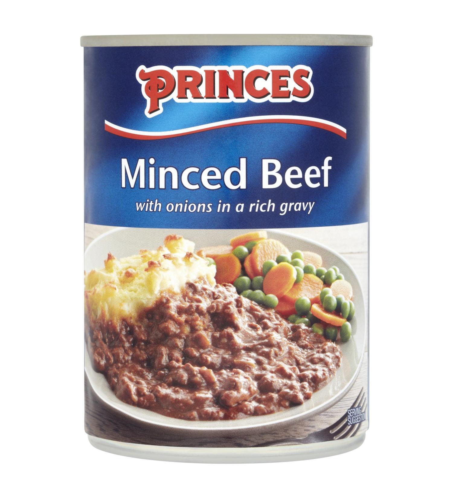 Princes Minced Beef & Onion 392g - Buy Online for Easy Meal Prep - Buy Online on SooperMarket.com