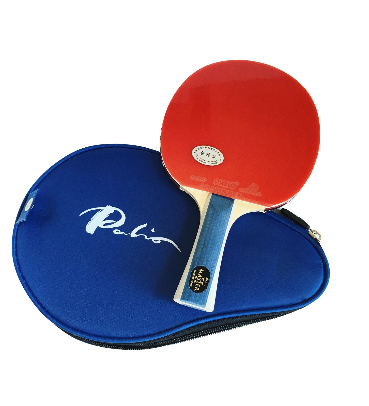 Palio Master 2.0 Table Tennis Racket & Case - ITTF Approved - Flared Handle for Intermediate Players - Buy Online on SooperMarket.com