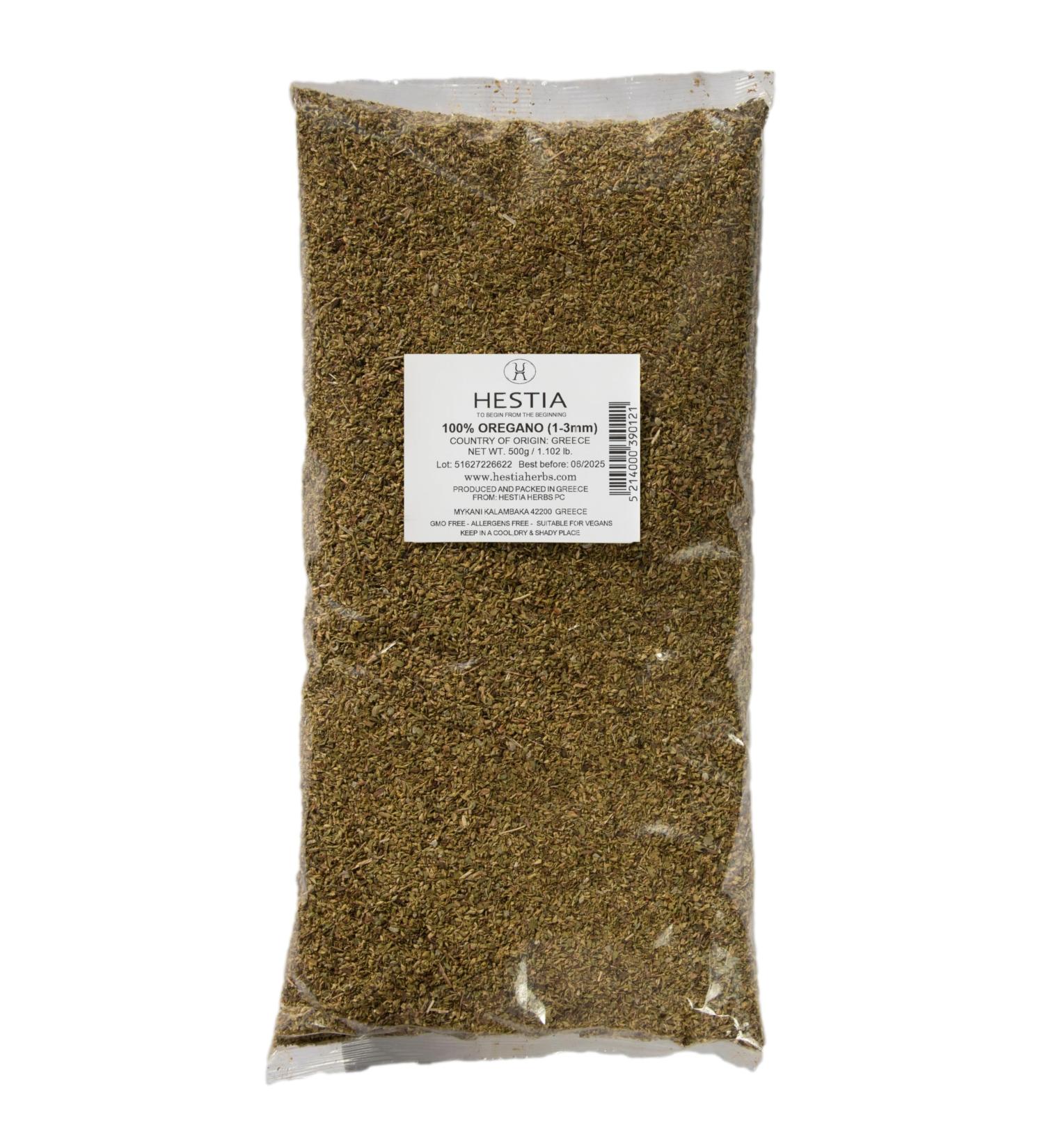 Hestia Herbs Horeca Greek Oregano 500g - Premium Quality Oregano for Restaurants and Hospitality Industry - Buy Online on SooperMarket.com