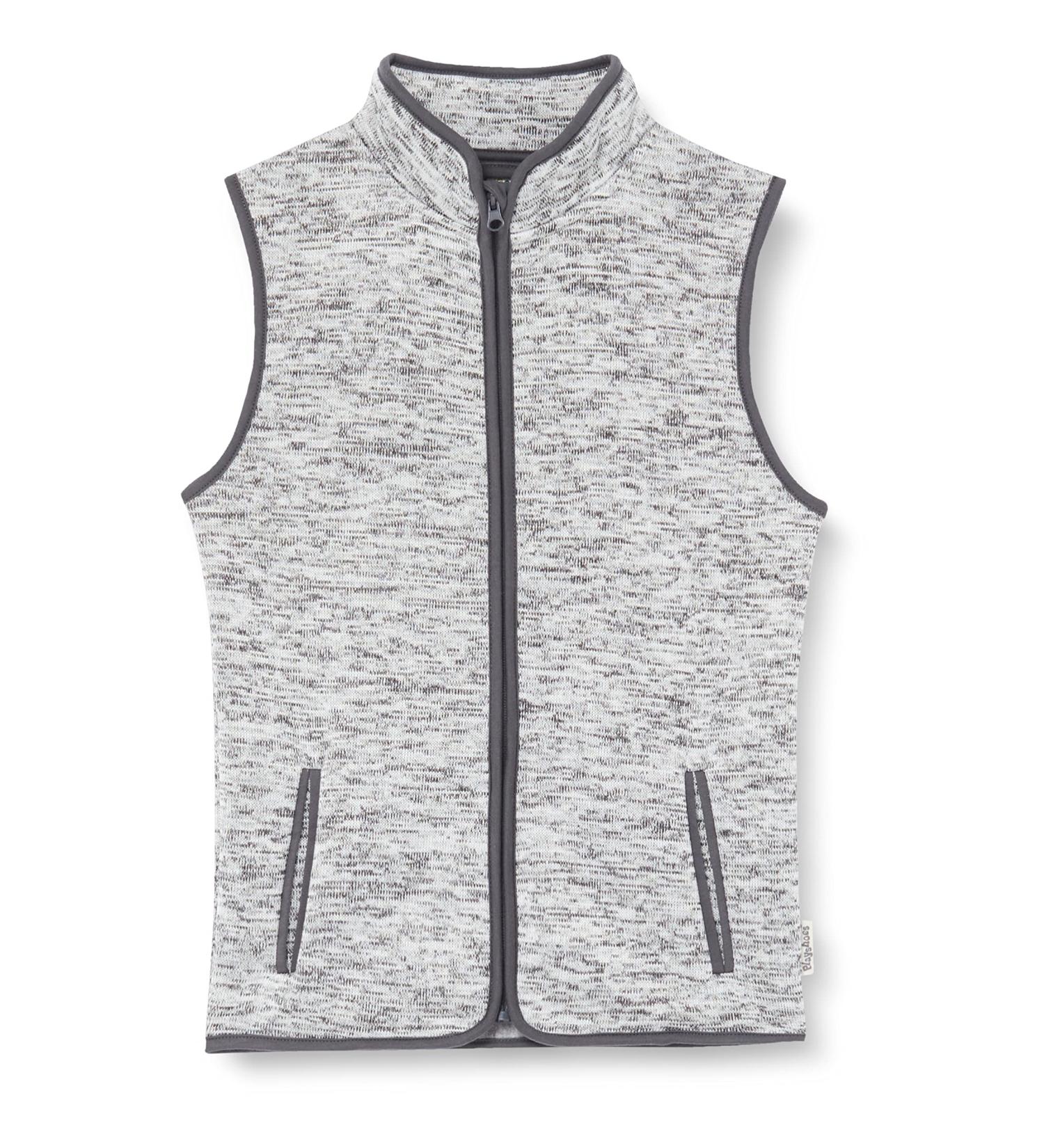 Playshoes Unisex Kid's Fleece Vest - Grey Knitted Fleece Outdoor Top - Size 86 - Buy Online on SooperMarket.com