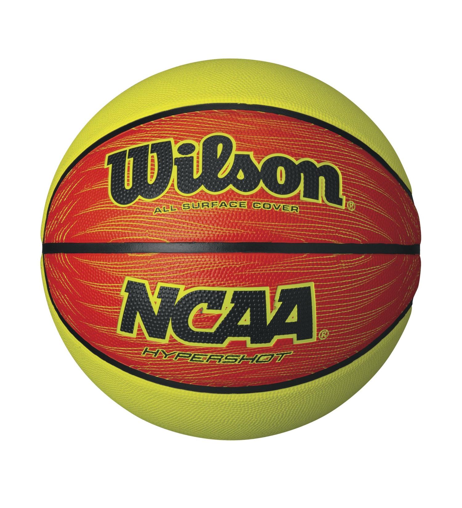 WILSON NCAA Hyper Shot Orange/Lime basketball, Official Size