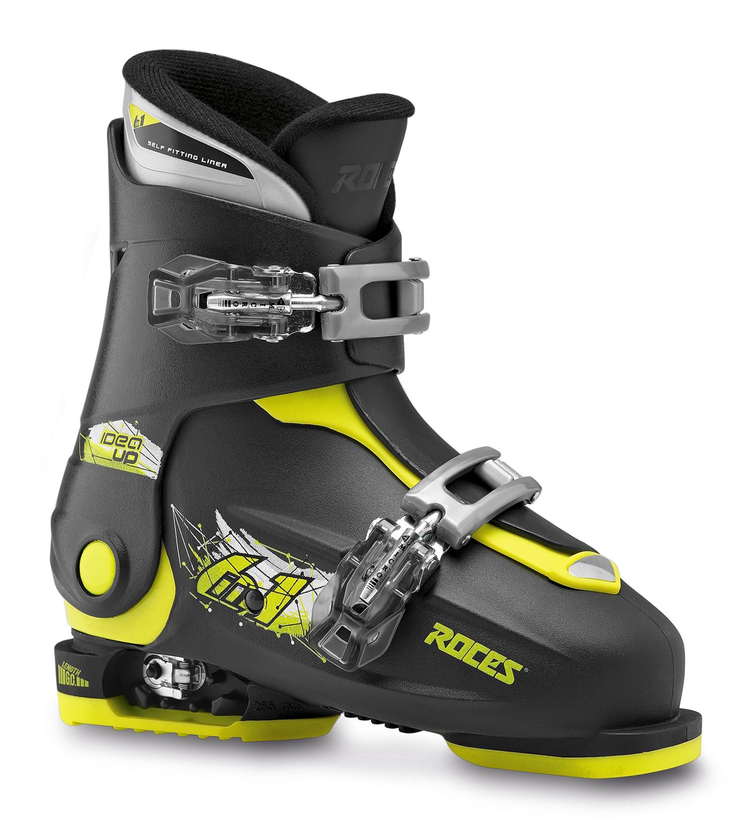 Roces Children's Ski Boots Idea Up - Adjustable Deep Pink-White Black-Lime for International Shipping - Buy Online on SooperMarket.com