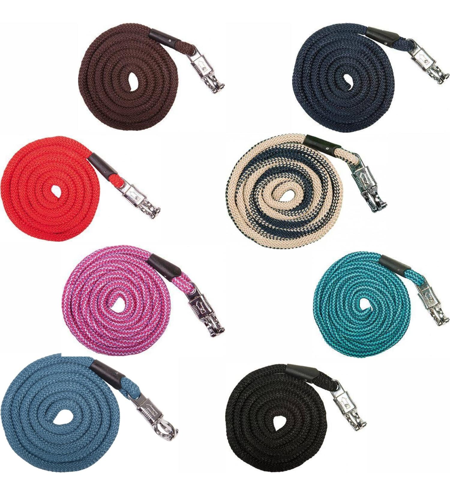 Buy HKM 547066 Aachen Rope with Panic Lock - Durable & Reliable Black Rope for Equestrian Use - International Shipping Available - Buy Online on SooperMarket.com