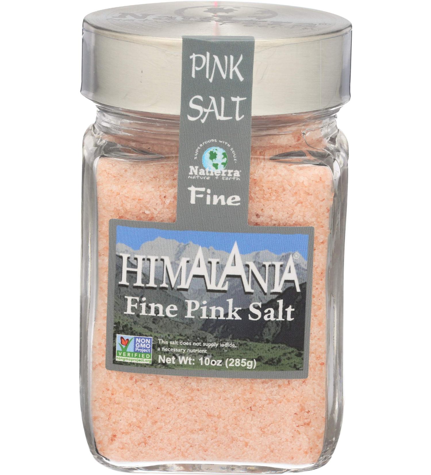 Himalania Pink Salt Jar - Fine Grain - 10 oz - Buy Online on SooperMarket.com
