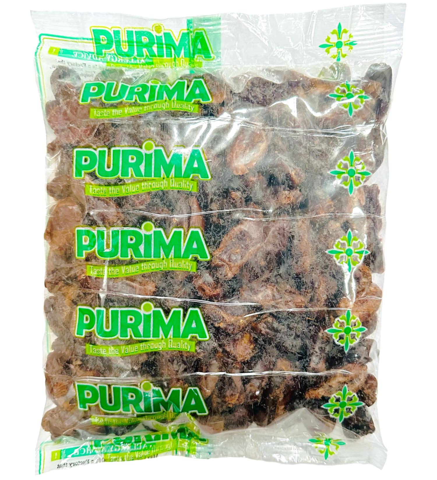 Pitted Dates 1Kg Natural Raw Dried No Added Sugar Whole Sun Dry Sweet Fruit Dehydrated Unsweetened - Bulk Ready to Eat - Edible For Human - Snack Baking Cooking (Packaging May Vary) PURIMA 1.0 Kilograms