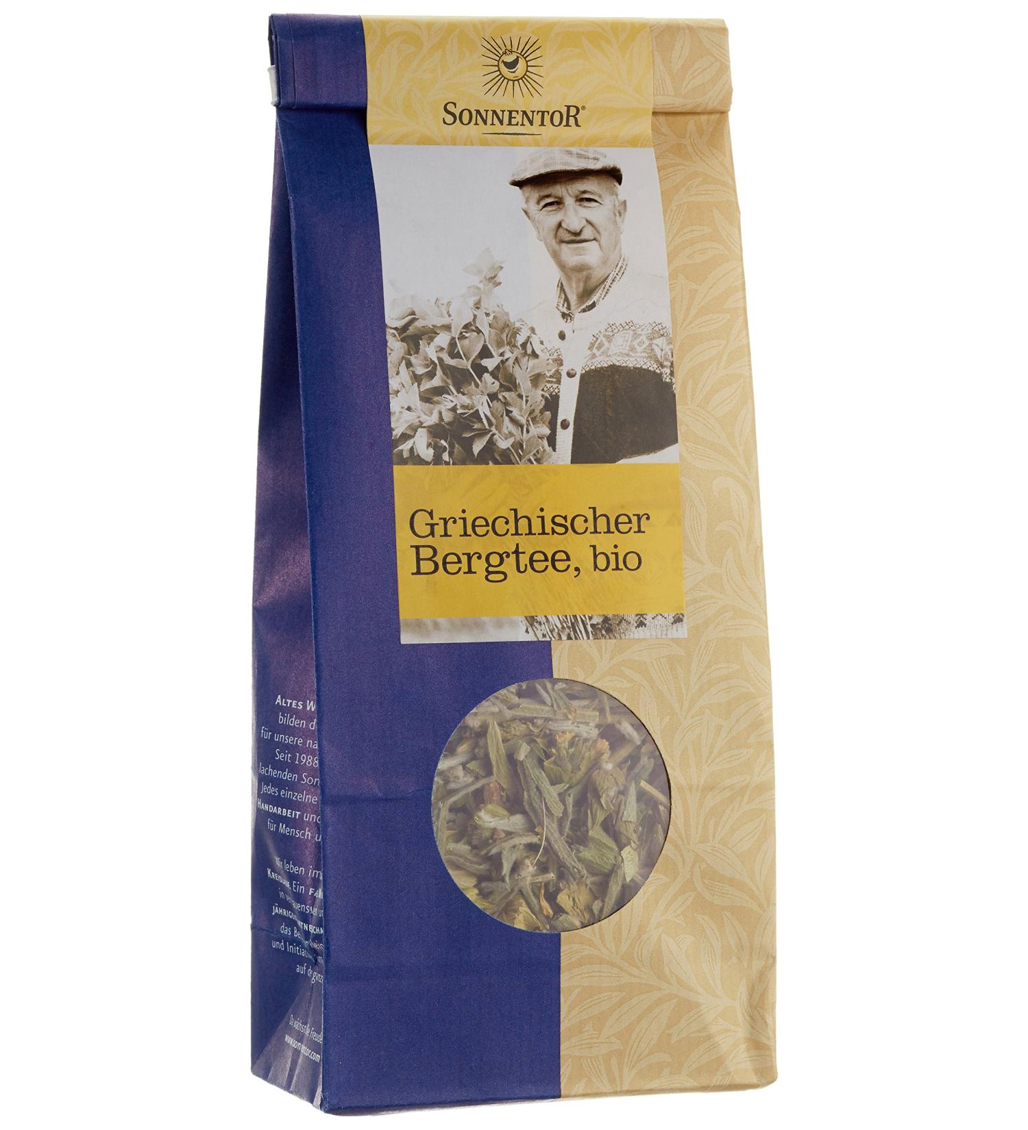 Sonnentor Organic Greek Mountain Tea 40g - Premium Herbal Wellness for International Shipping - Buy Online on SooperMarket.com