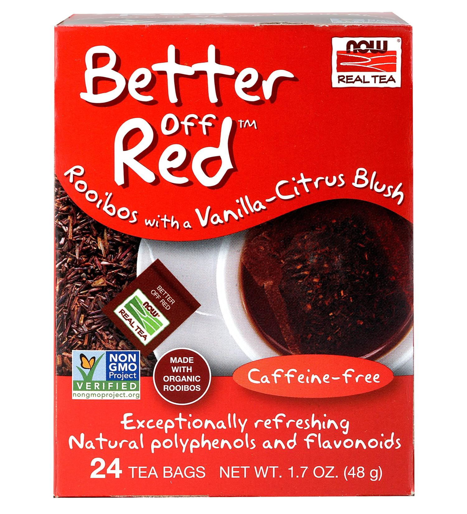 NOW Foods Better Off Red Rooibos Tea - 24 Tea Bags