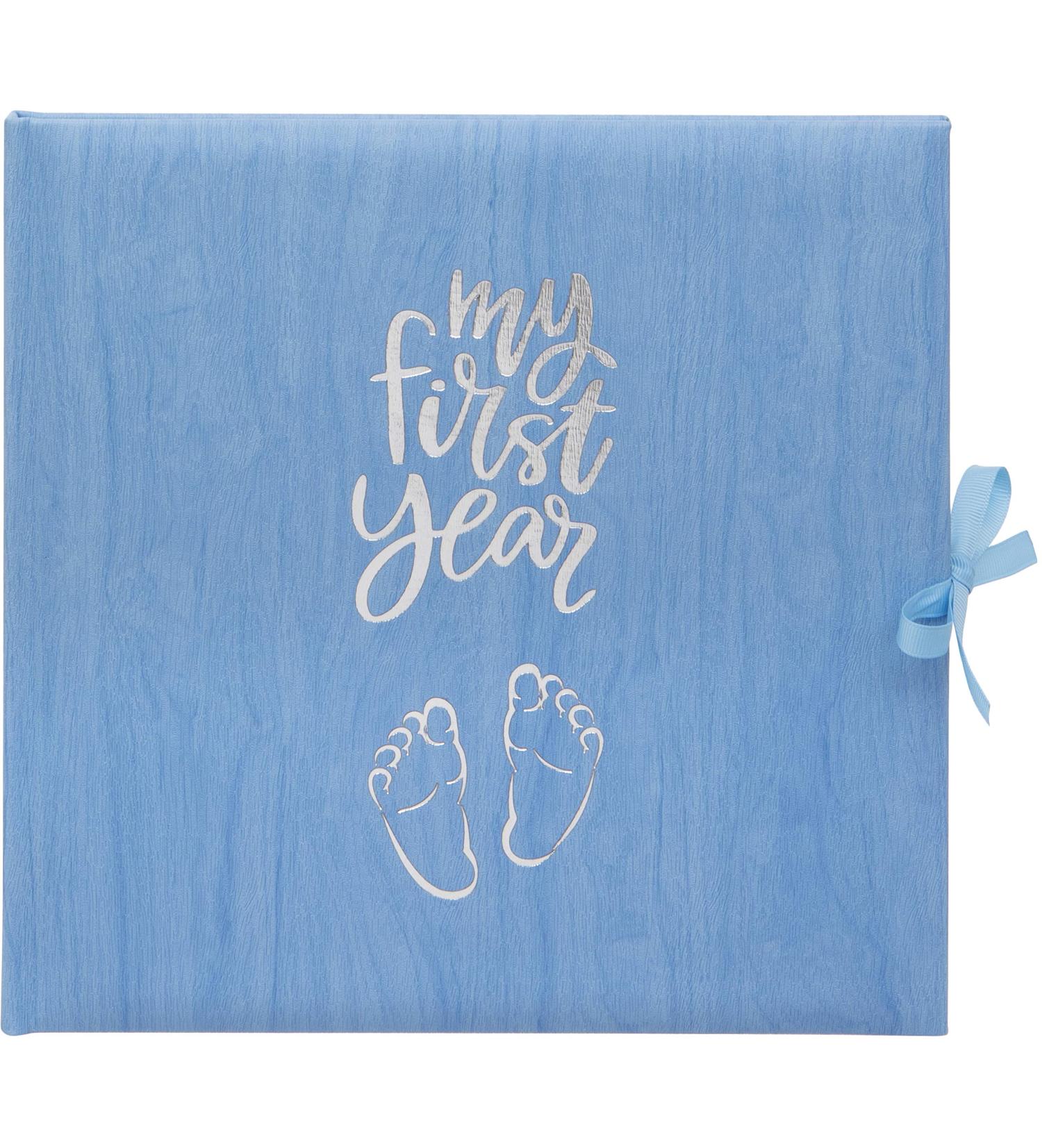 My First Year Baby Record Log Book - Blue | Capture Milestones from Birth to First Birthday - Buy Online on SooperMarket.com